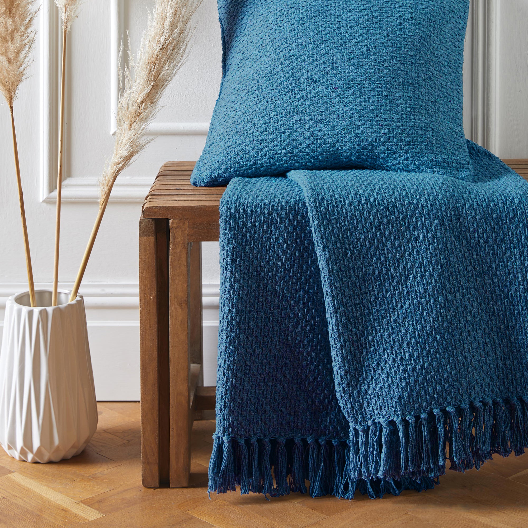 Throw Hayden by Drift Home in Teal