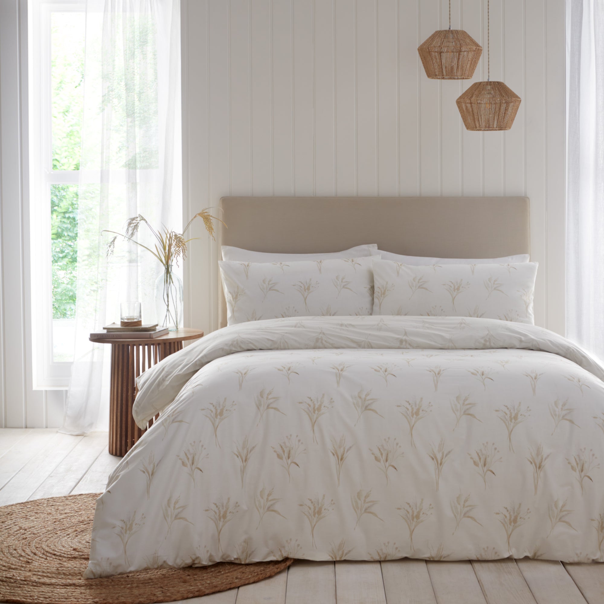 Duvet Cover Set Harmony by Drift Home in Natural