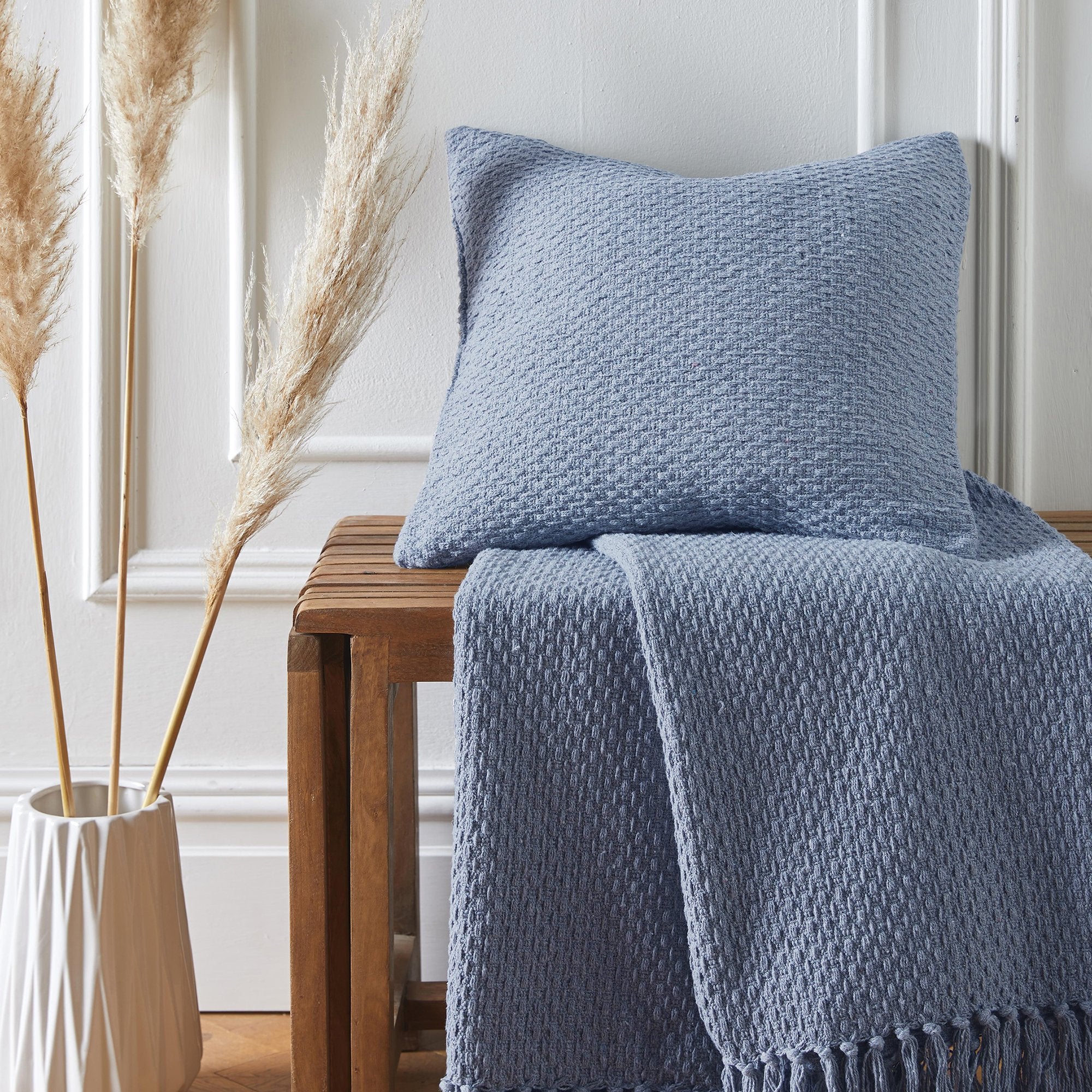 Cushion Hayden by Drift Home in Blue