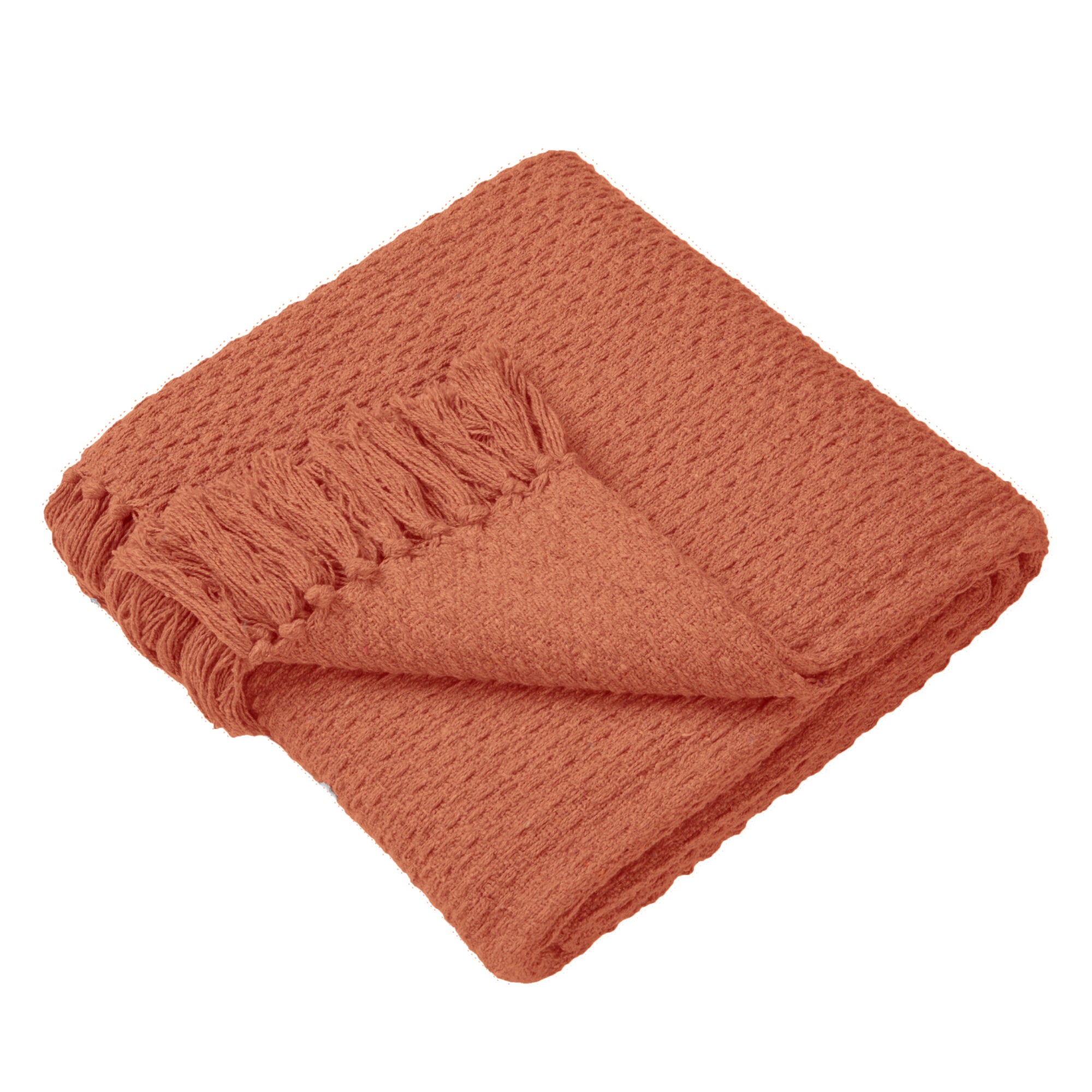 Throw Hayden by Drift Home in Terracotta