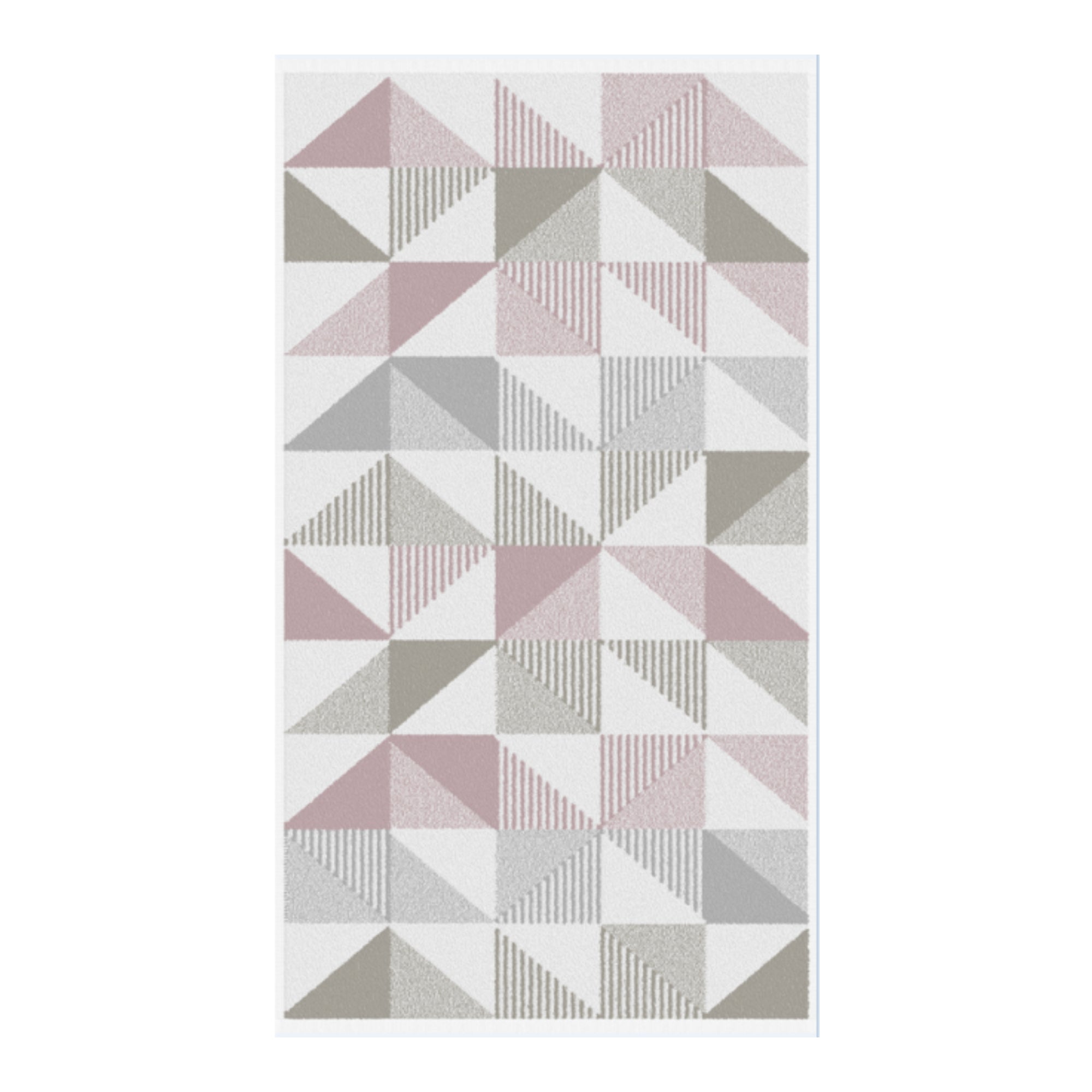 Hand Towel (2 pack) Hendra by Fusion Bathroom in Pink/Grey