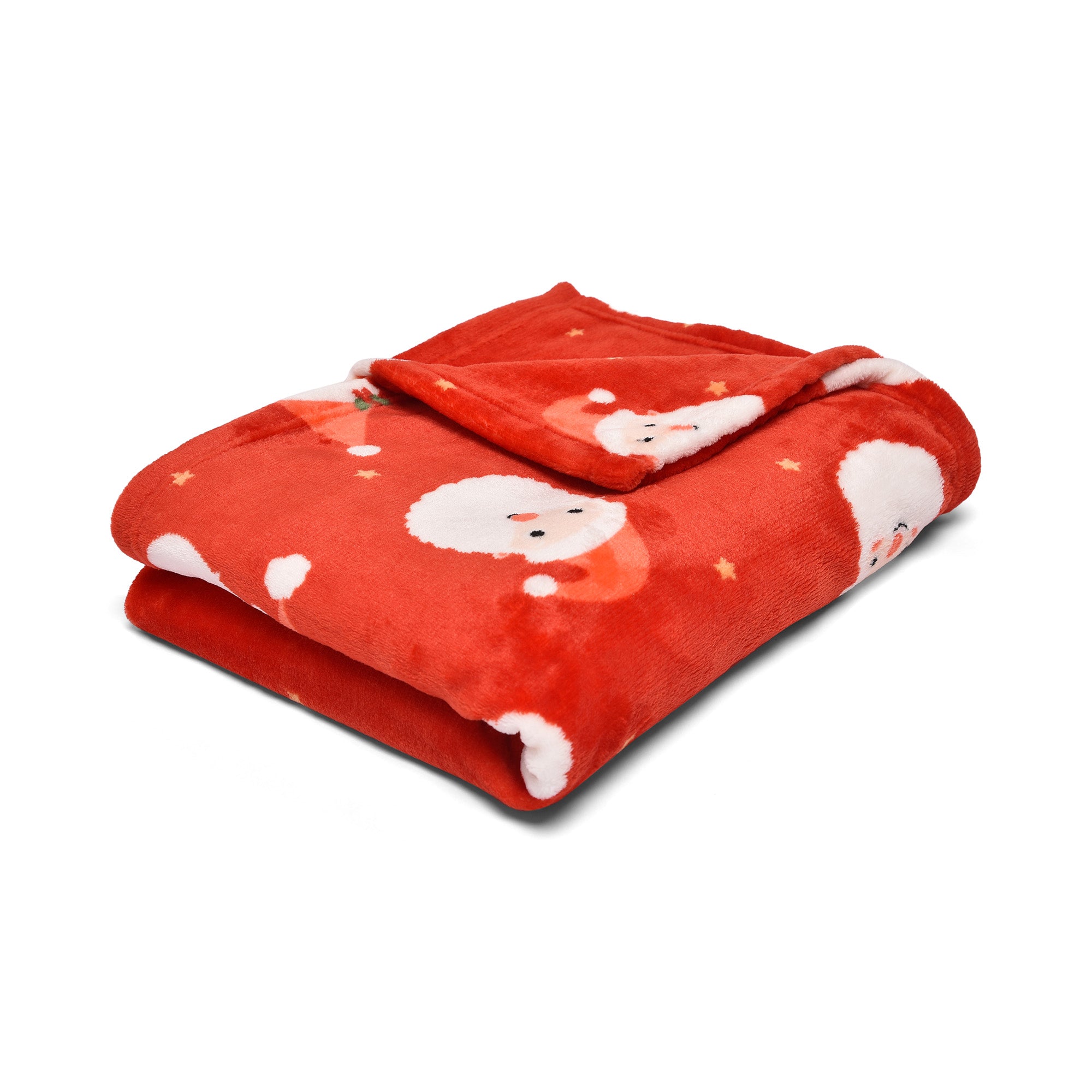 Throw Jolly Santa by D&D Design in Red