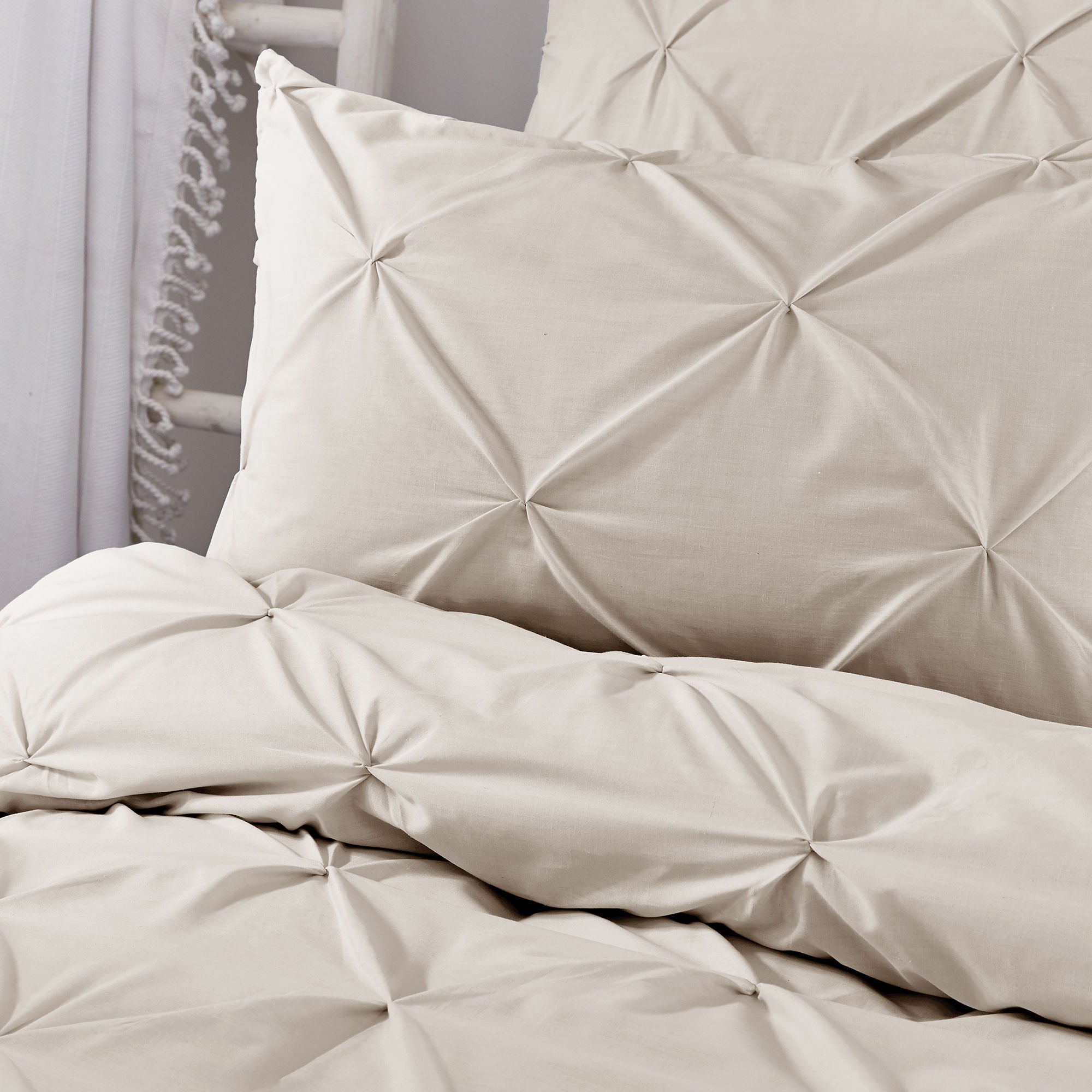 Duvet Cover Set Lara by Serene in Natural