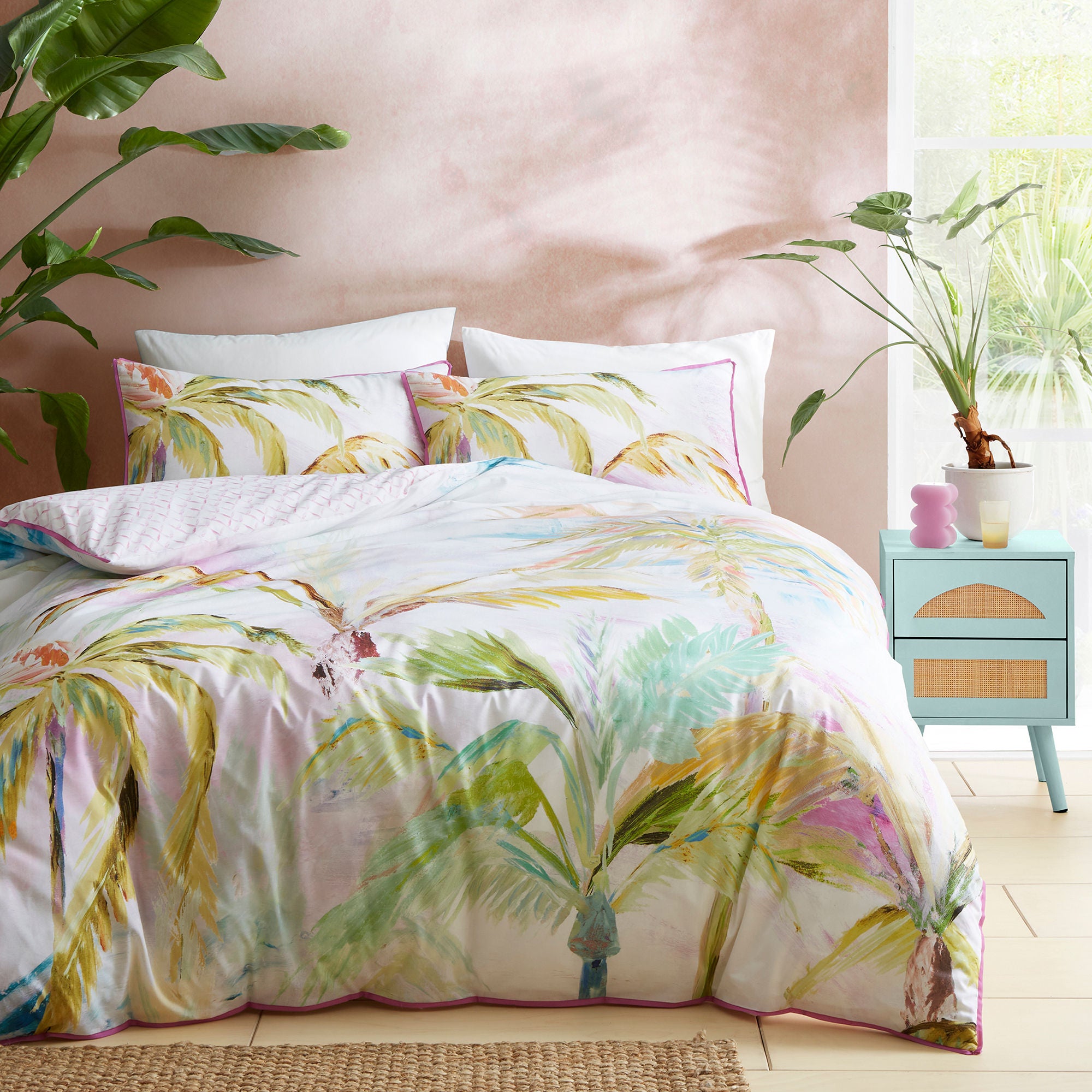 Duvet Cover Set Leilani by Appletree Style in Green