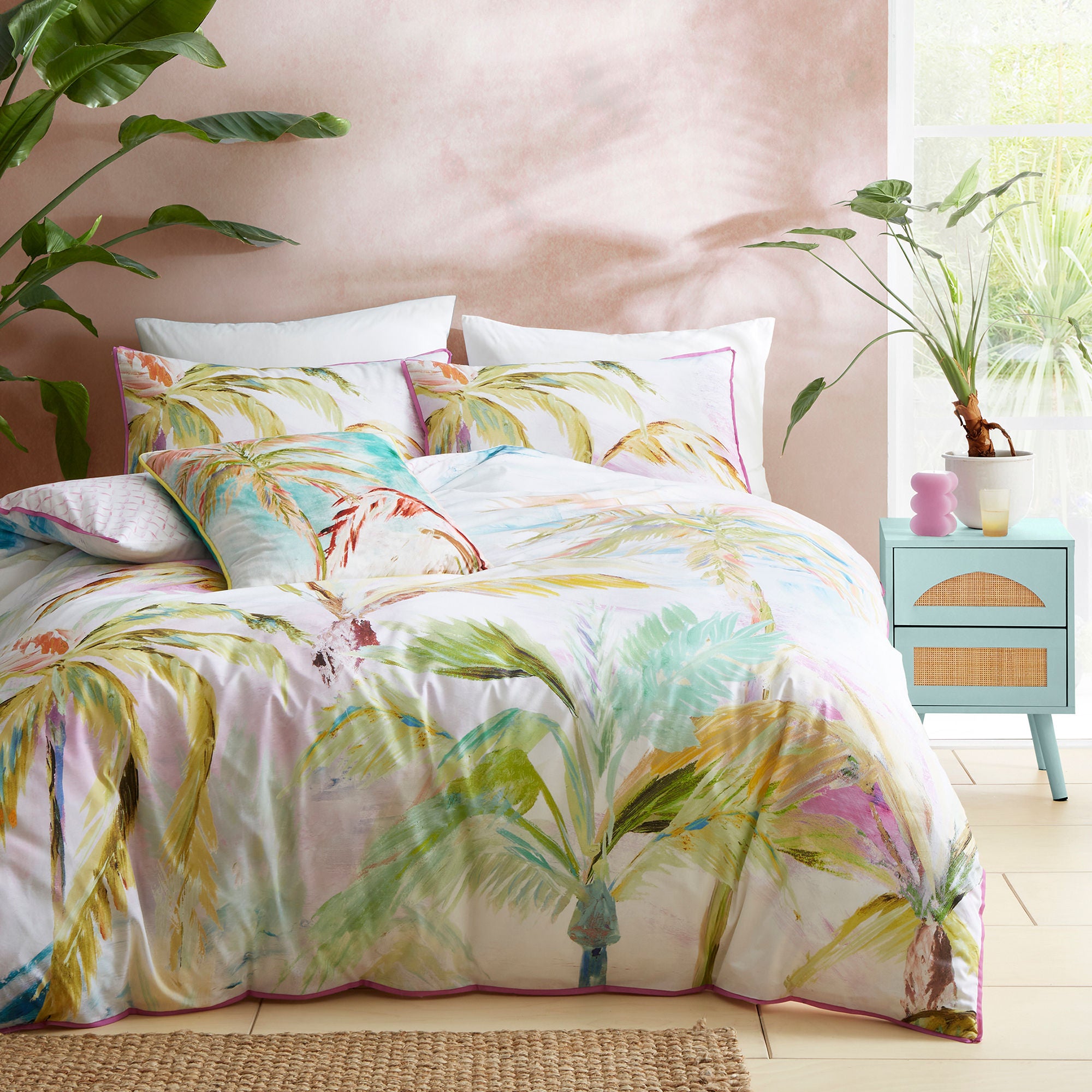 Duvet Cover Set Leilani by Appletree Style in Green