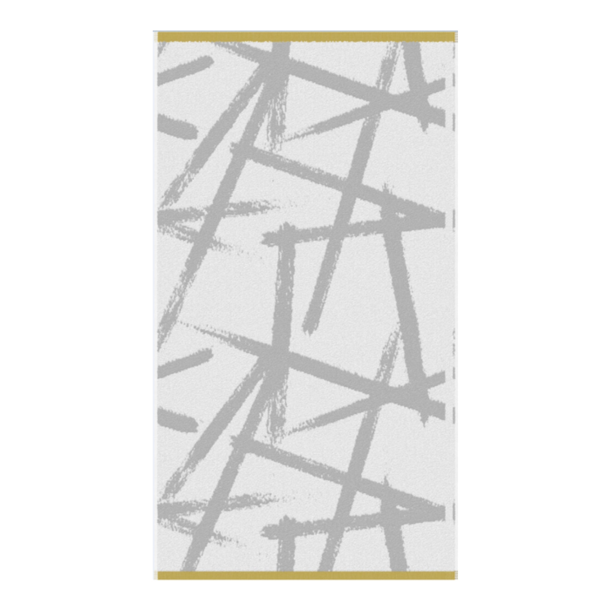 Hand Towel (2 pack) Leda by Fusion Bathroom in Grey/Ochre