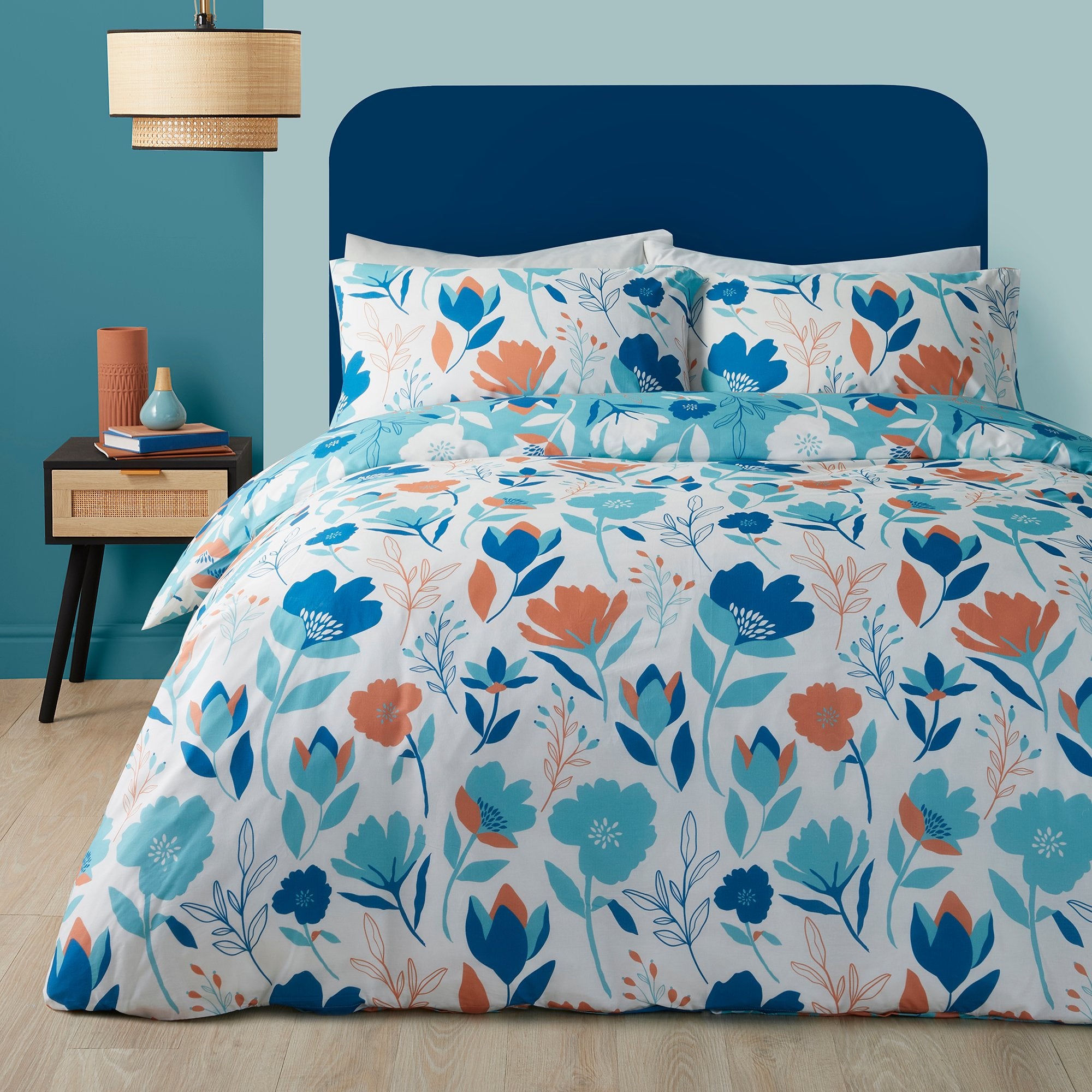 Duvet Cover Set Luna by Fusion in Duck Egg