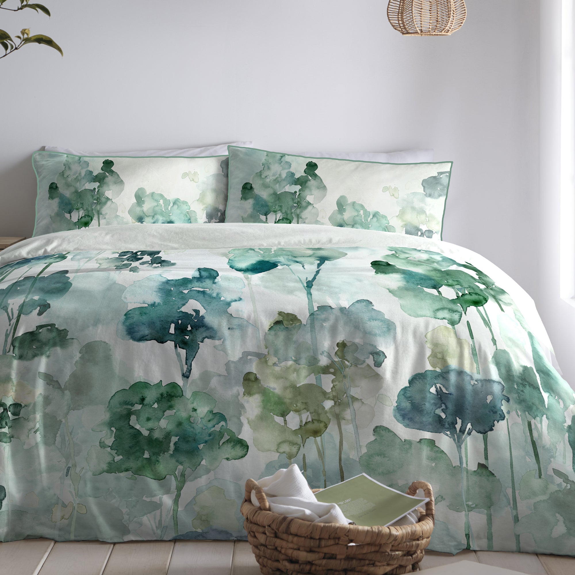 Duvet Cover Set Malia by Appletree Promo in Green