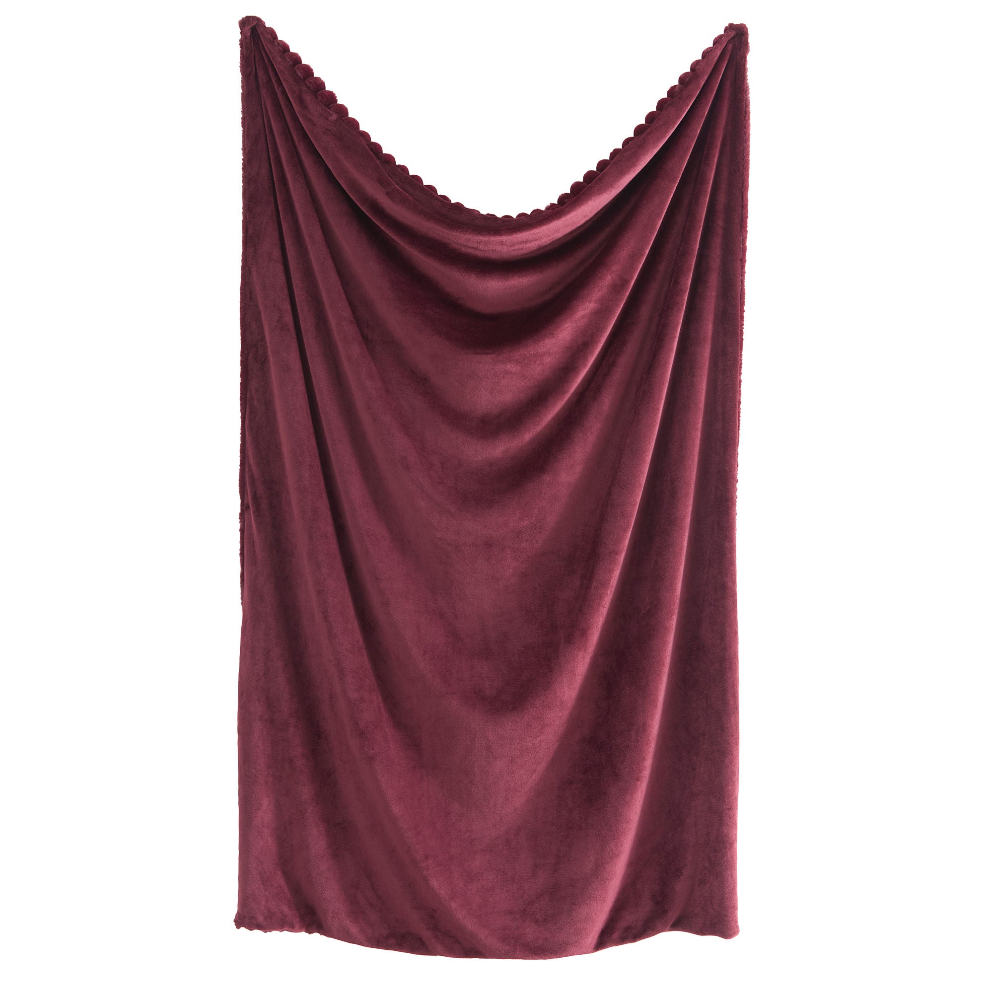 Bedspread Morritz by Appletree Hygge in Burgundy