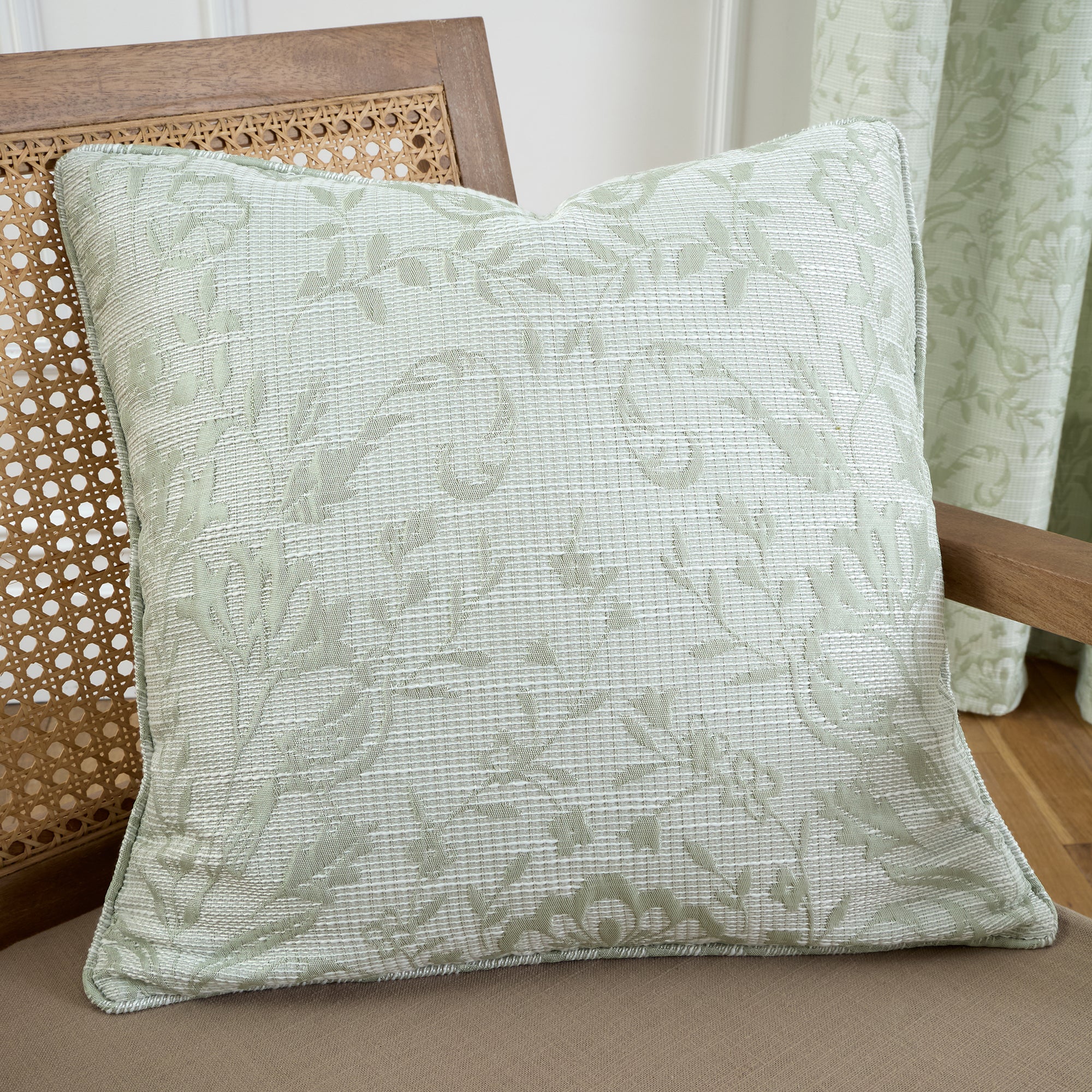 Cushion Marple by Curtina in Sage Green