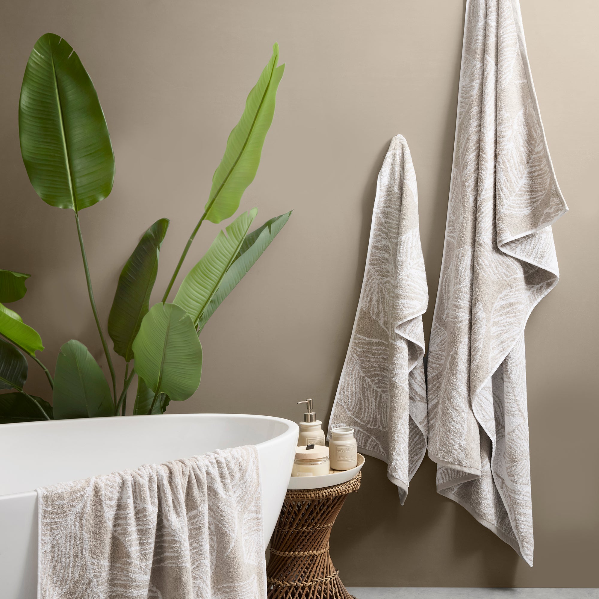 Towels Matteo by Fusion Bathroom in Natural