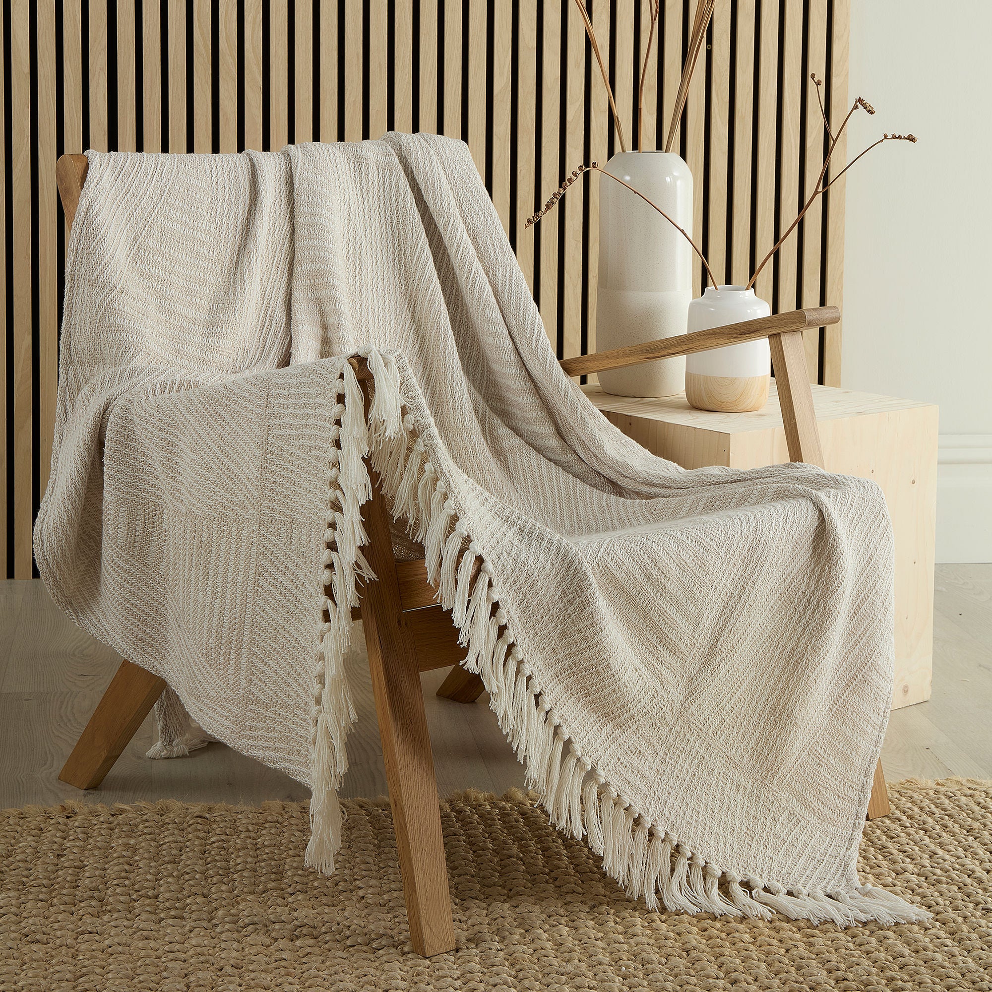 Throw Myan by Appletree Loft in Natural