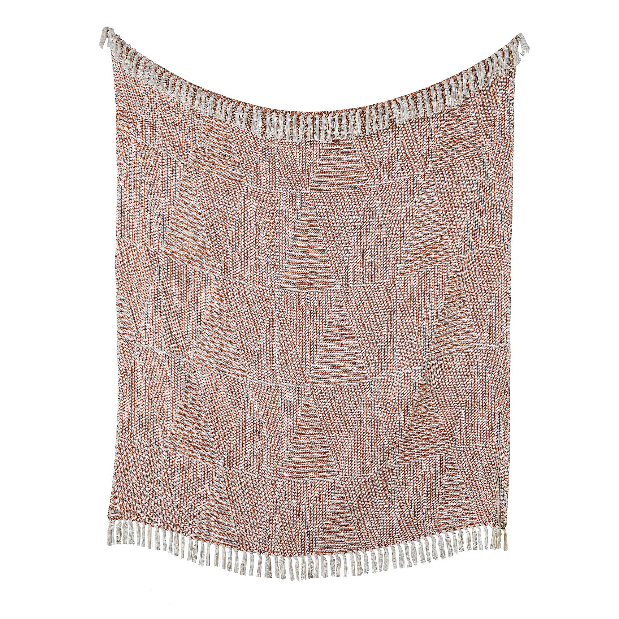 Throw Myan by Appletree Loft in Terracotta