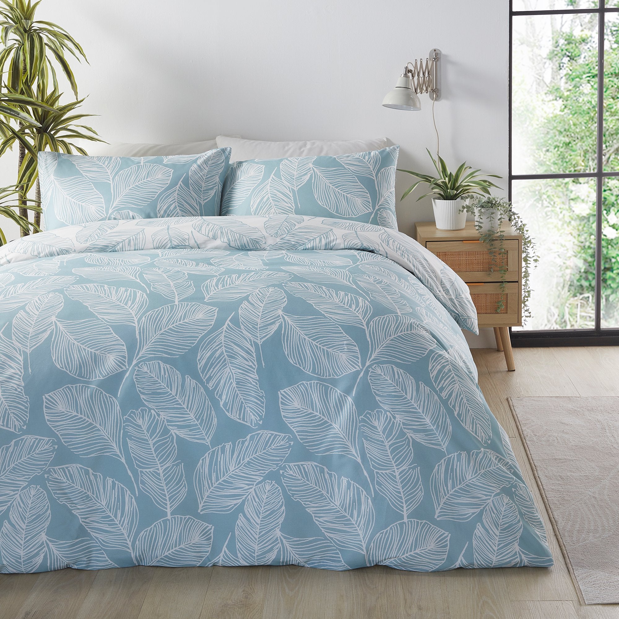 Duvet Cover Set Matteo by Fusion in Duck Egg
