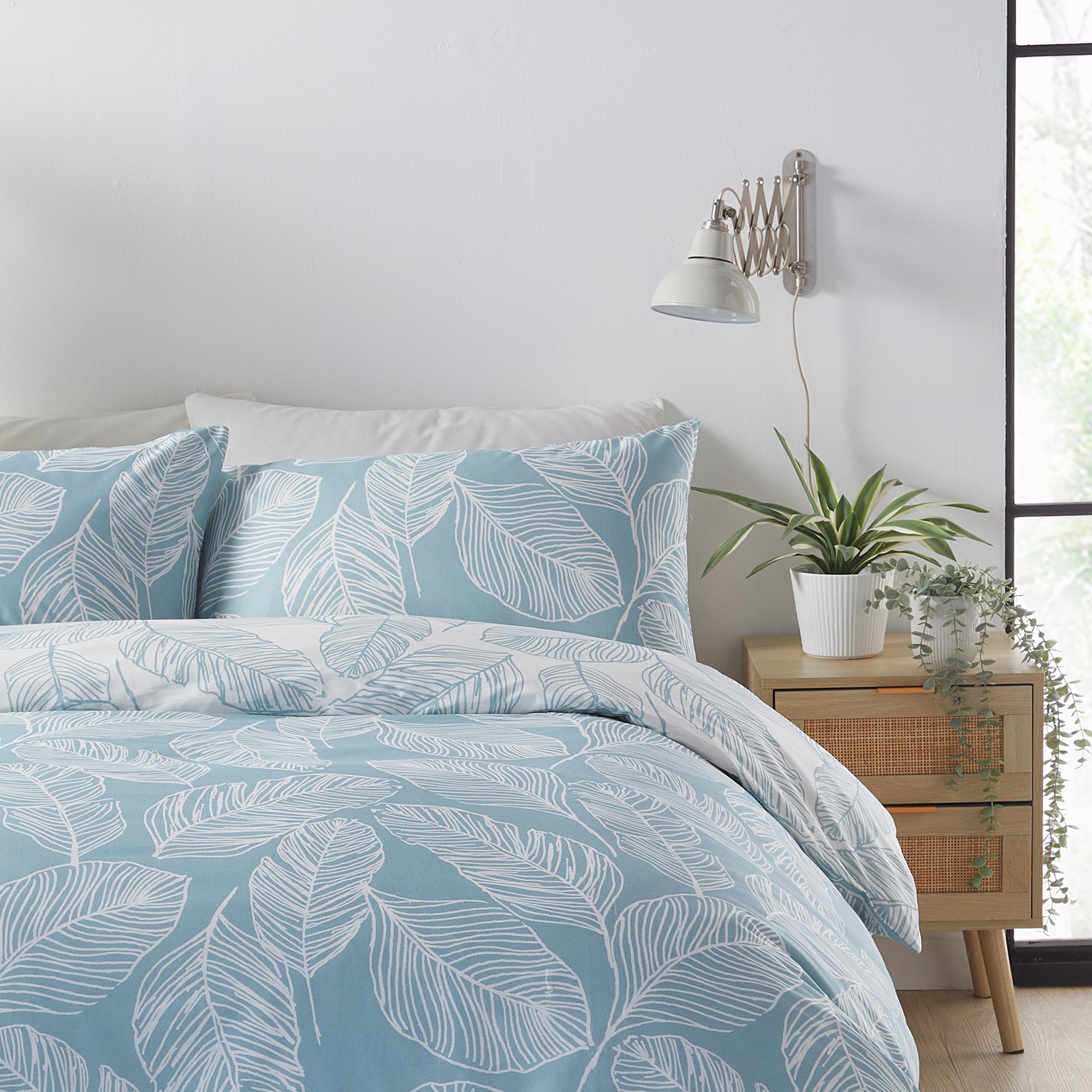 Duvet Cover Set Matteo by Fusion in Duck Egg