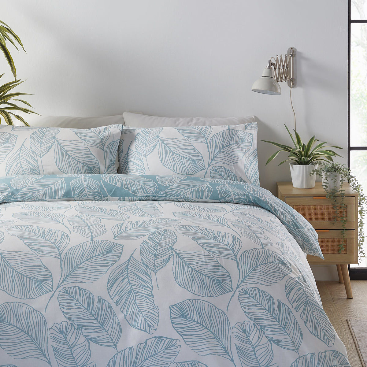 Duvet Cover Set Matteo by Fusion in Duck Egg – Stylish Home