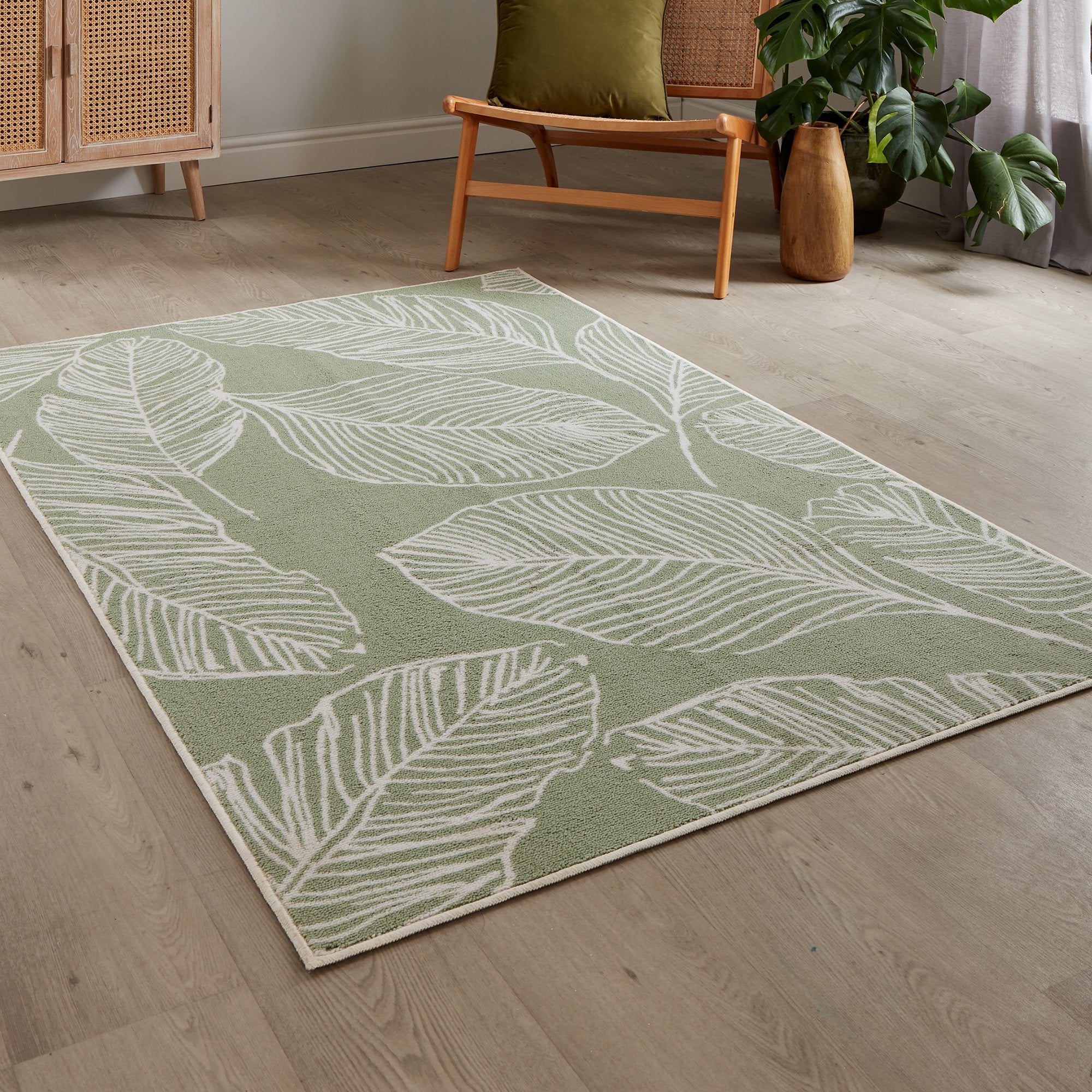 Washable Rug Matteo by Fusion in Green