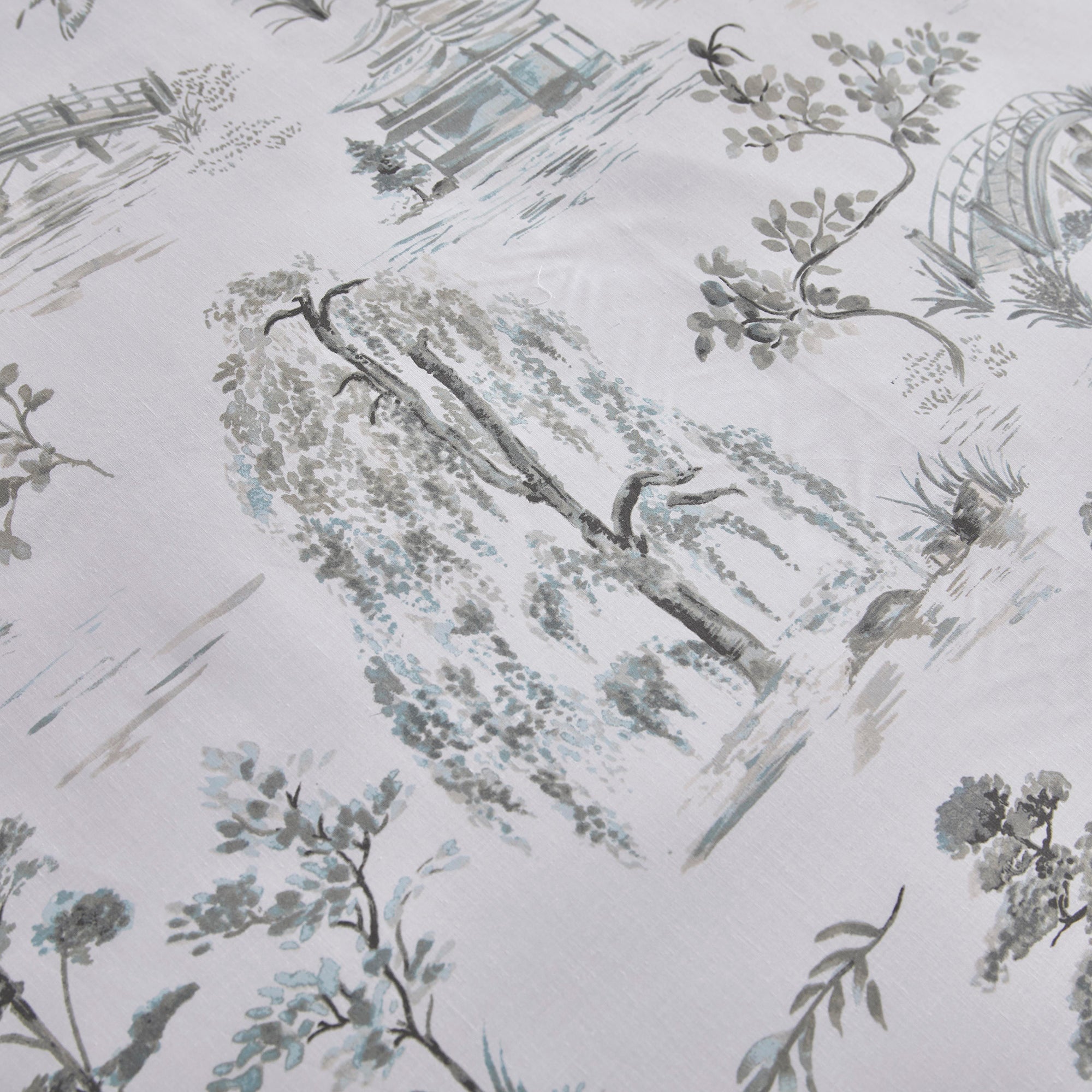Duvet Cover Set Oriental Garden by D&D Design in Grey