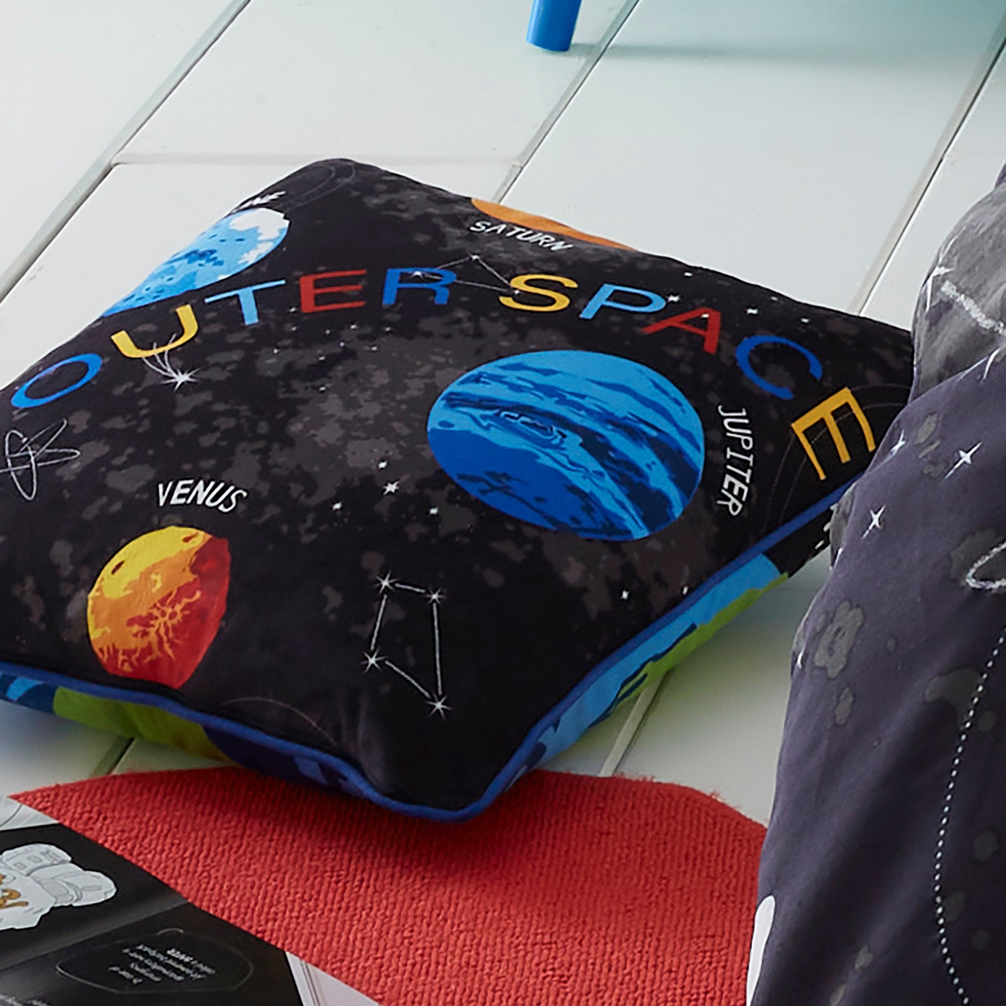 Cushion Outer Space by Bedlam in Black