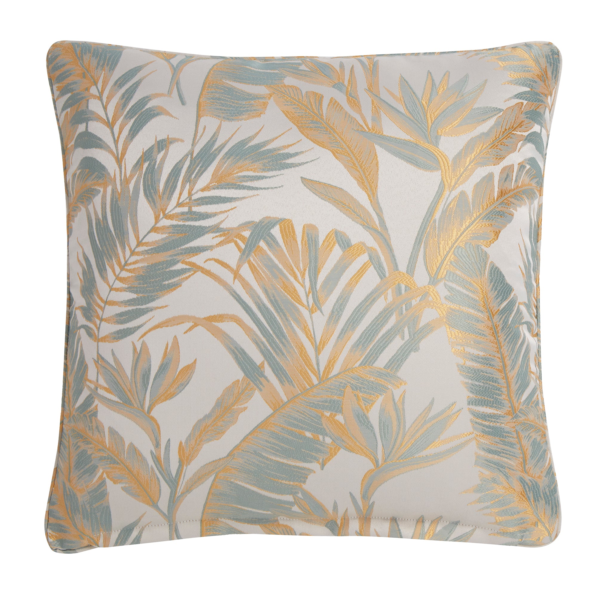 Cushion Paradise Palm by Laurence Llewelyn-Bowen in Duck Egg