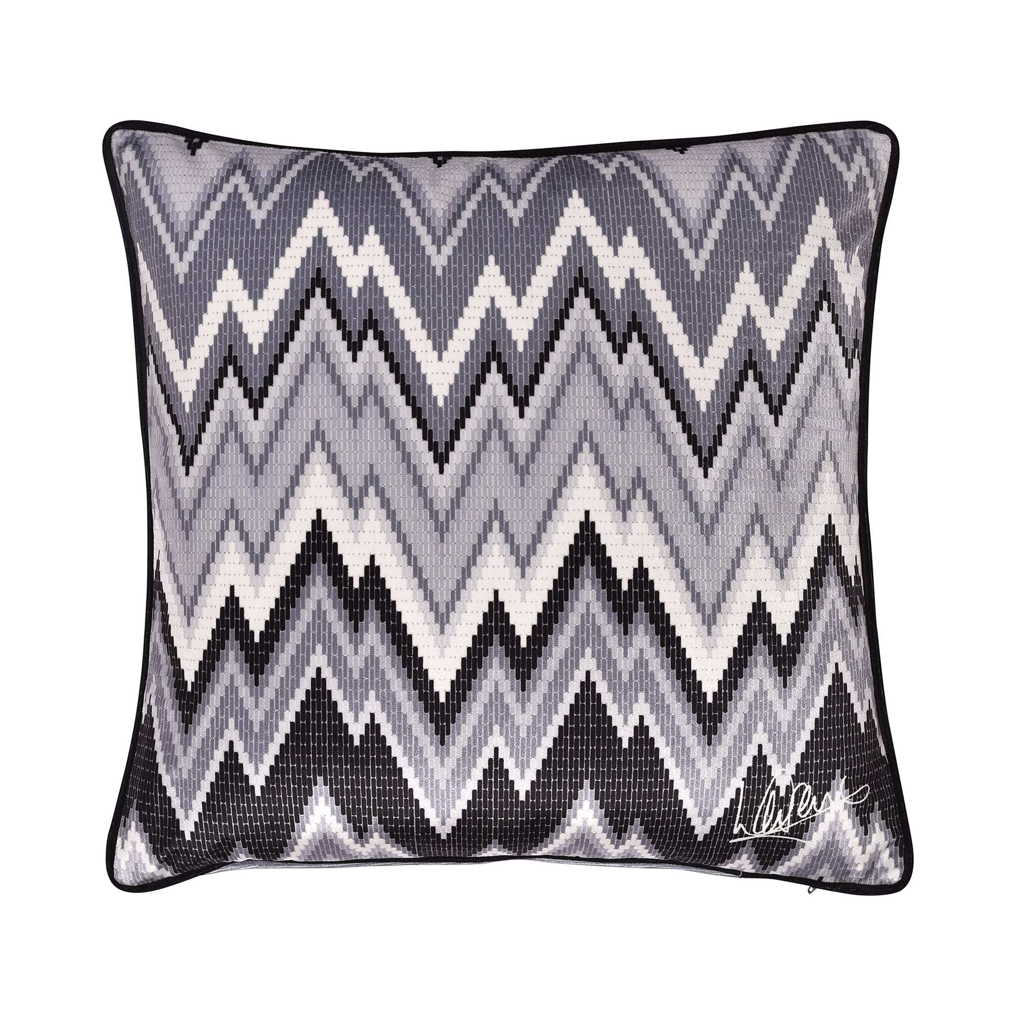 Filled Cushion Pants on Fire by Laurence Llewelyn-Bowen in Black/White
