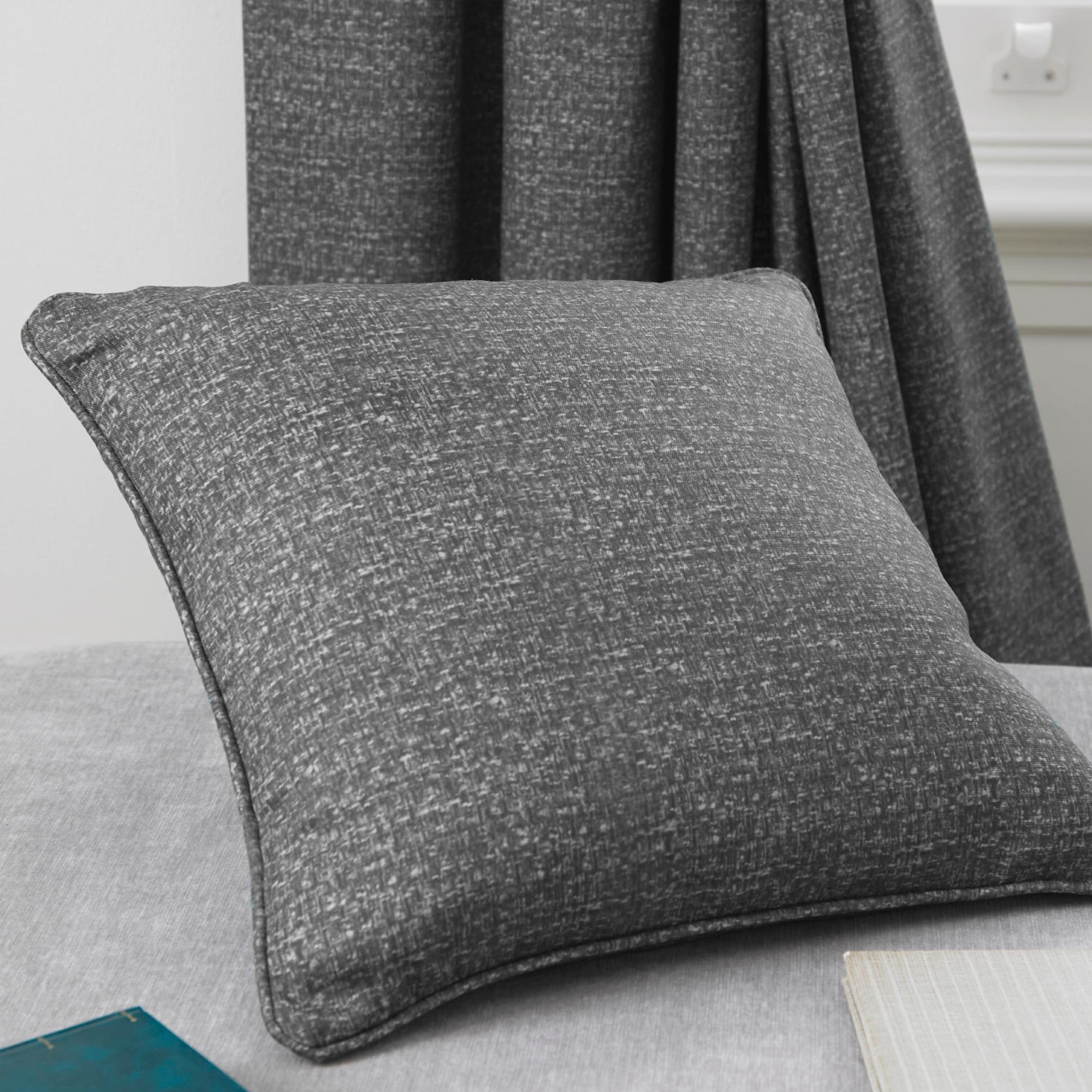 Cushion Cover Pembrey by D&D in Charcoal