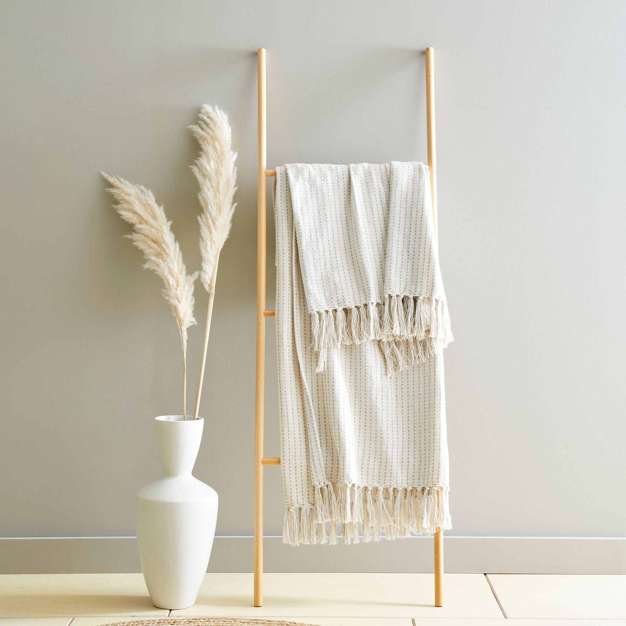 Throw Quinn by Drift Home in Cream