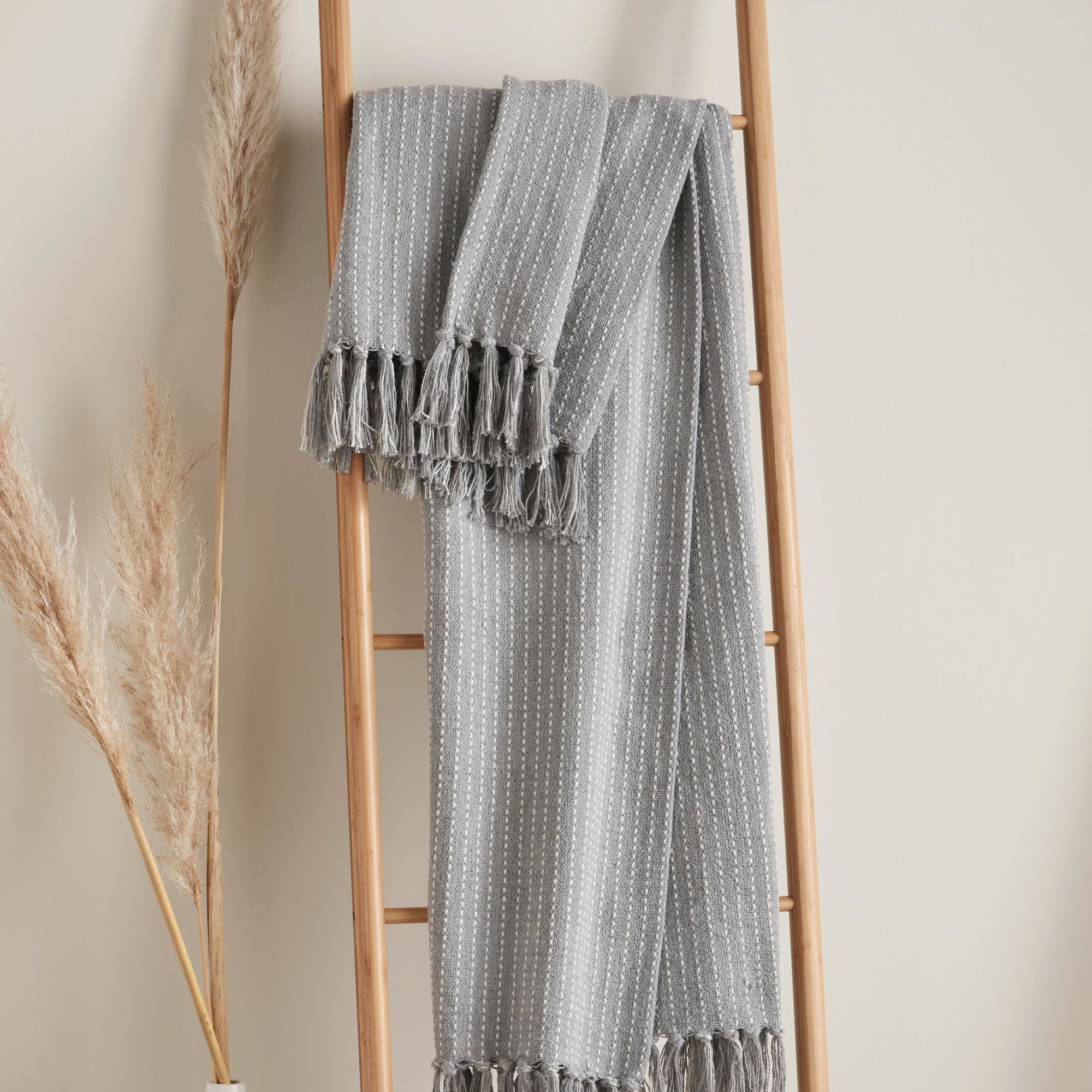 Throw Quinn by Drift Home in Grey