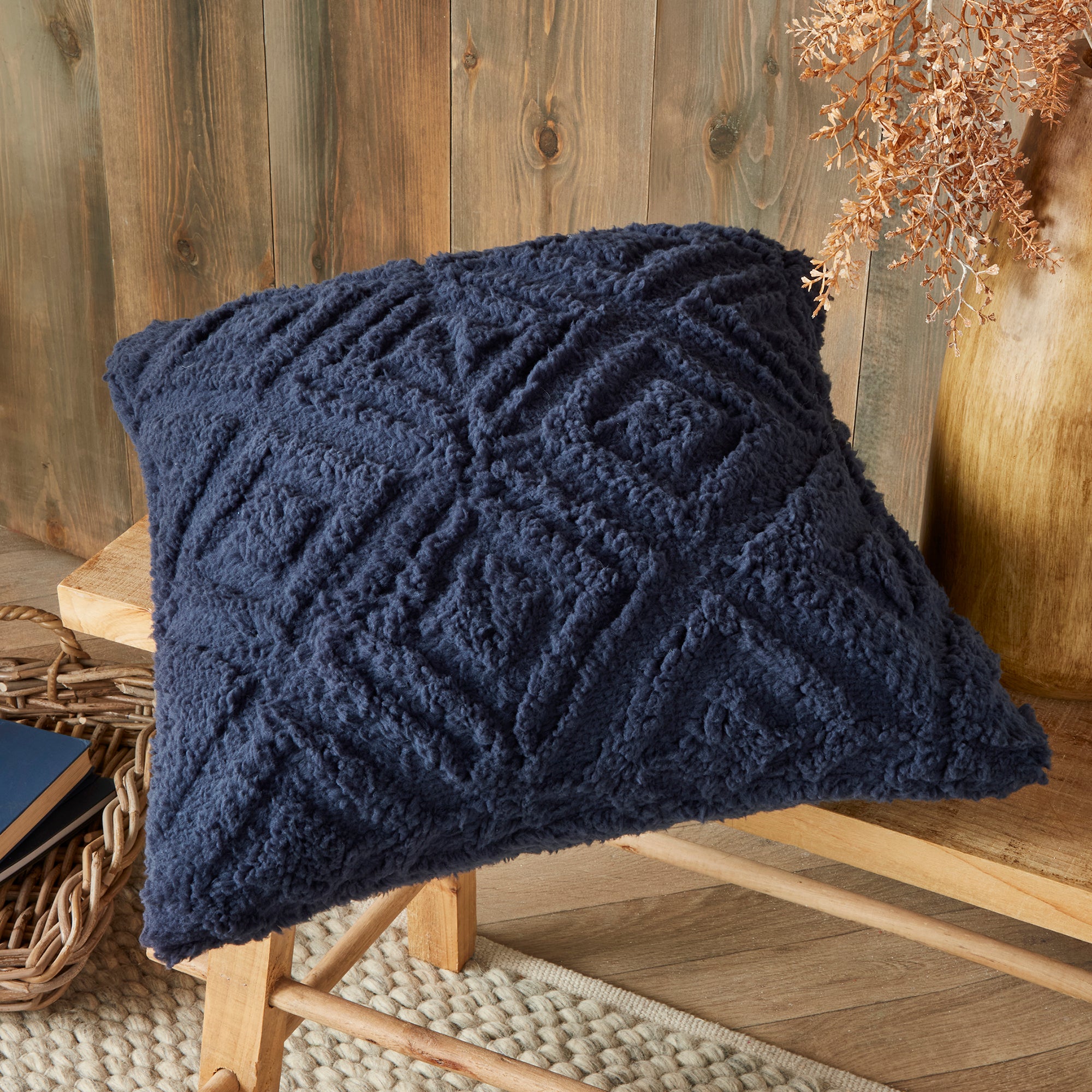 Cushion Romo by Fusion Snug in Navy