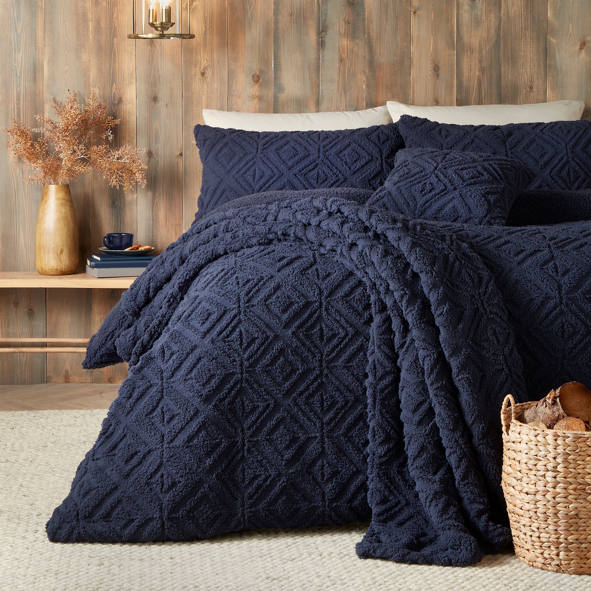 Cushion Romo by Fusion Snug in Navy