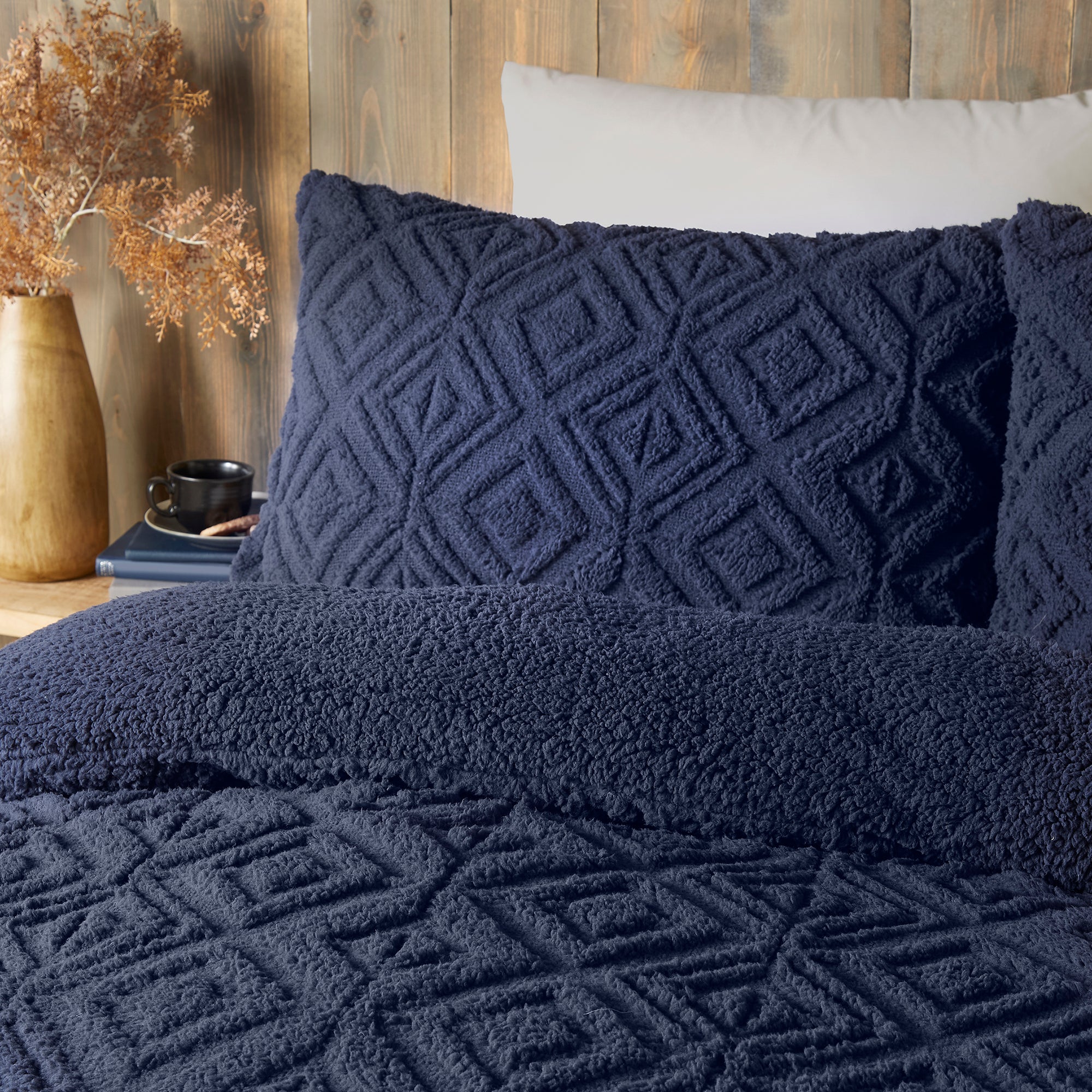 Duvet Cover Set Romo by Fusion Snug in Navy