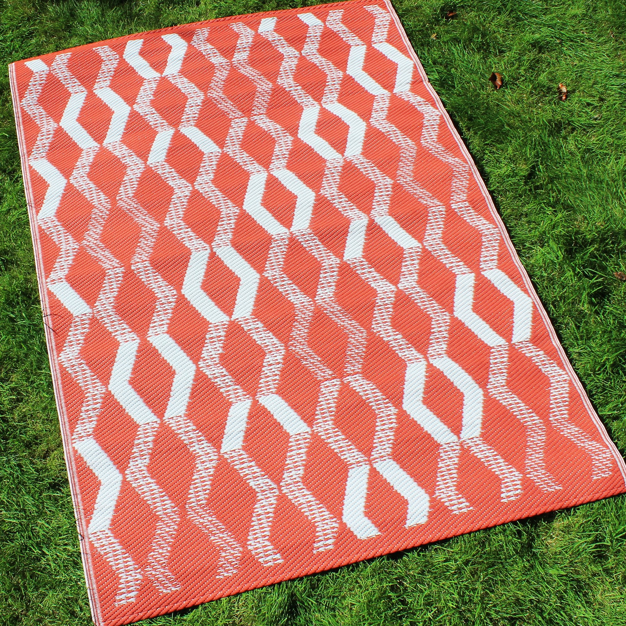 Outdoor Rug Rico Outdoor by Fusion in Terracotta