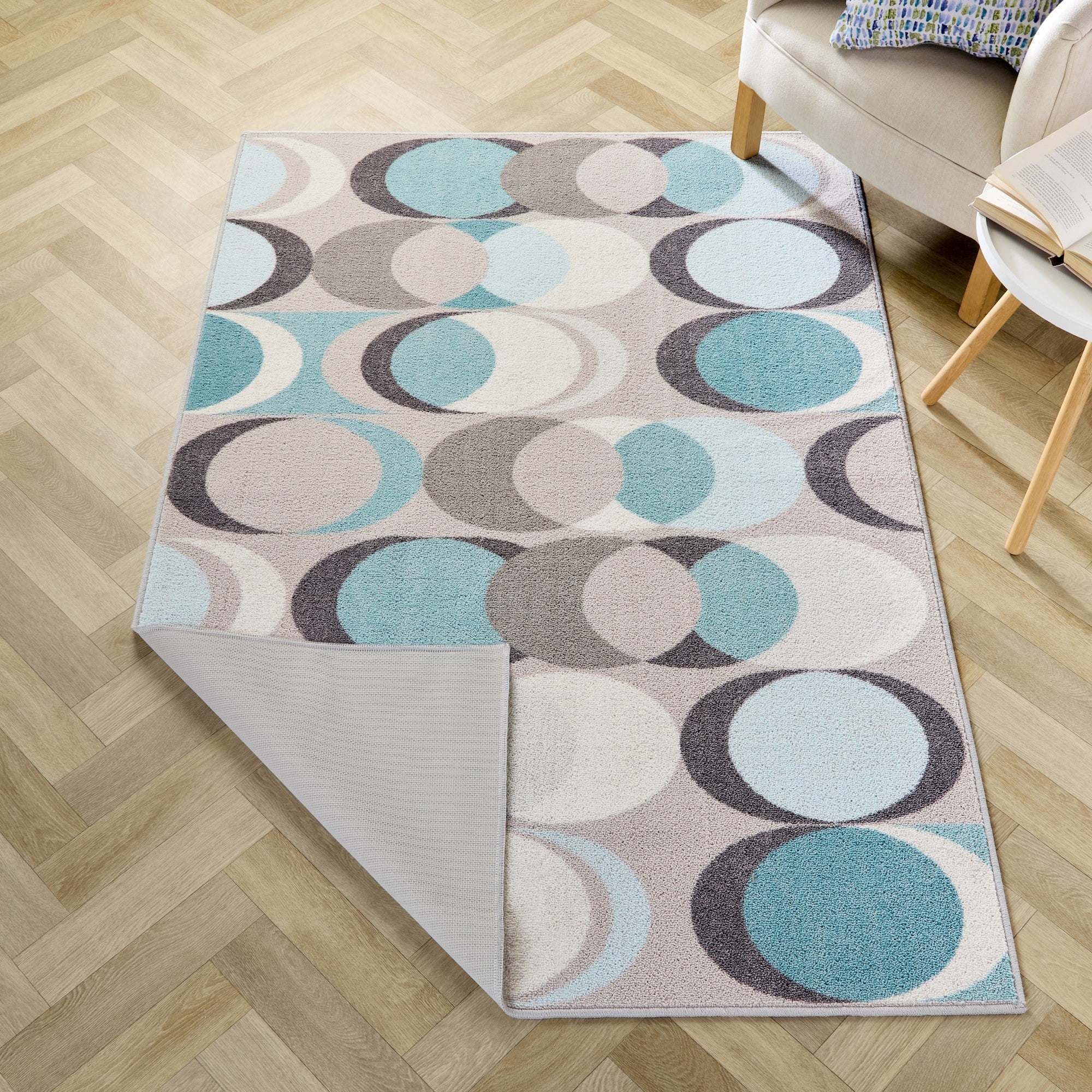 Washable Rug Sander by Fusion in Duck Egg