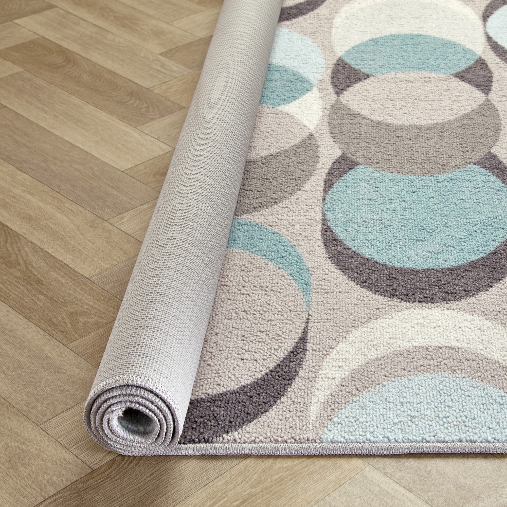 Washable Rug Sander by Fusion in Duck Egg