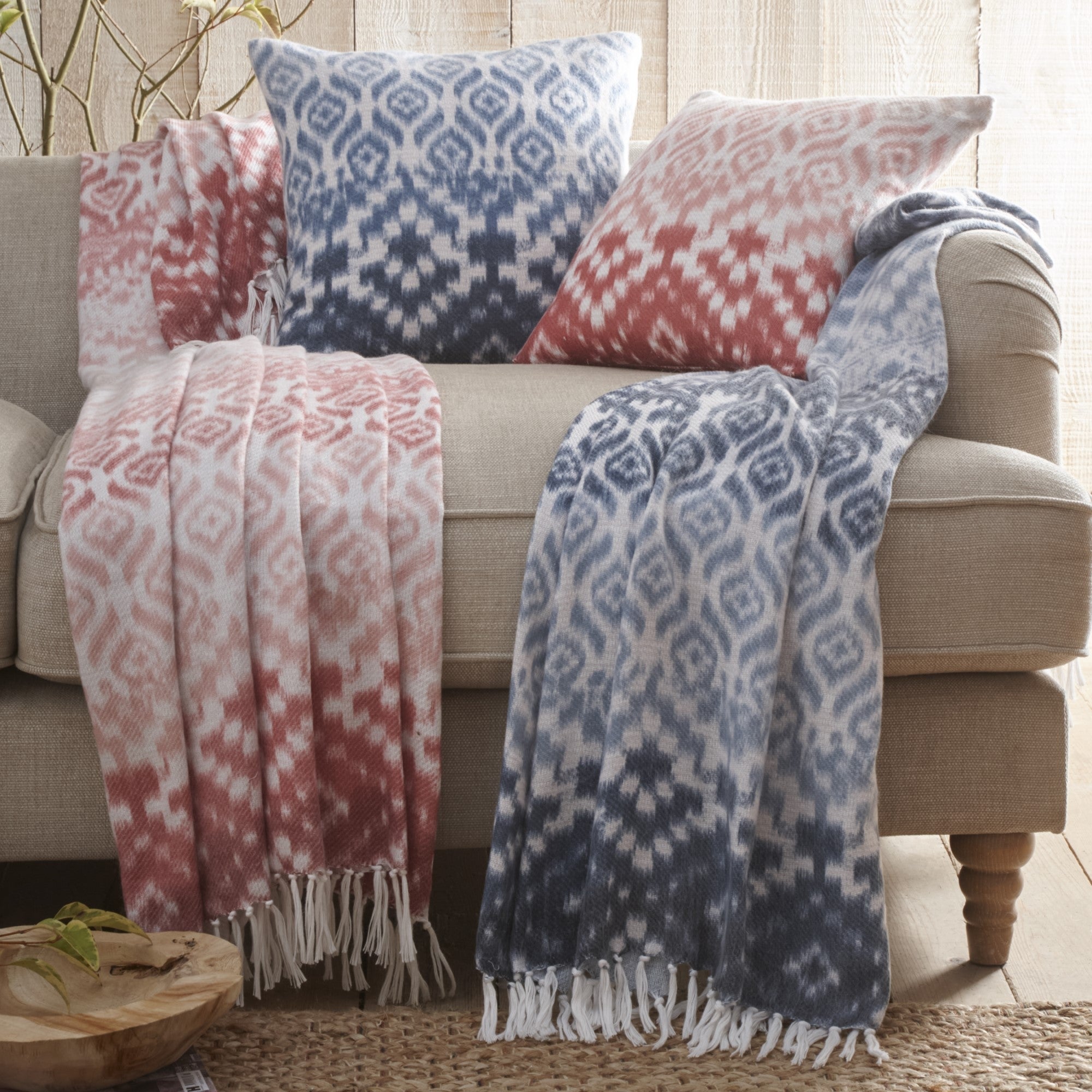 Cushion Sakari by Appletree Hygge in Blue