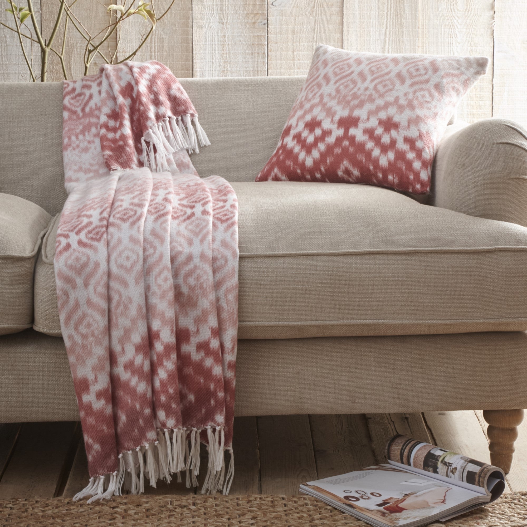 Cushion Sakari by Appletree Hygge in Terracotta