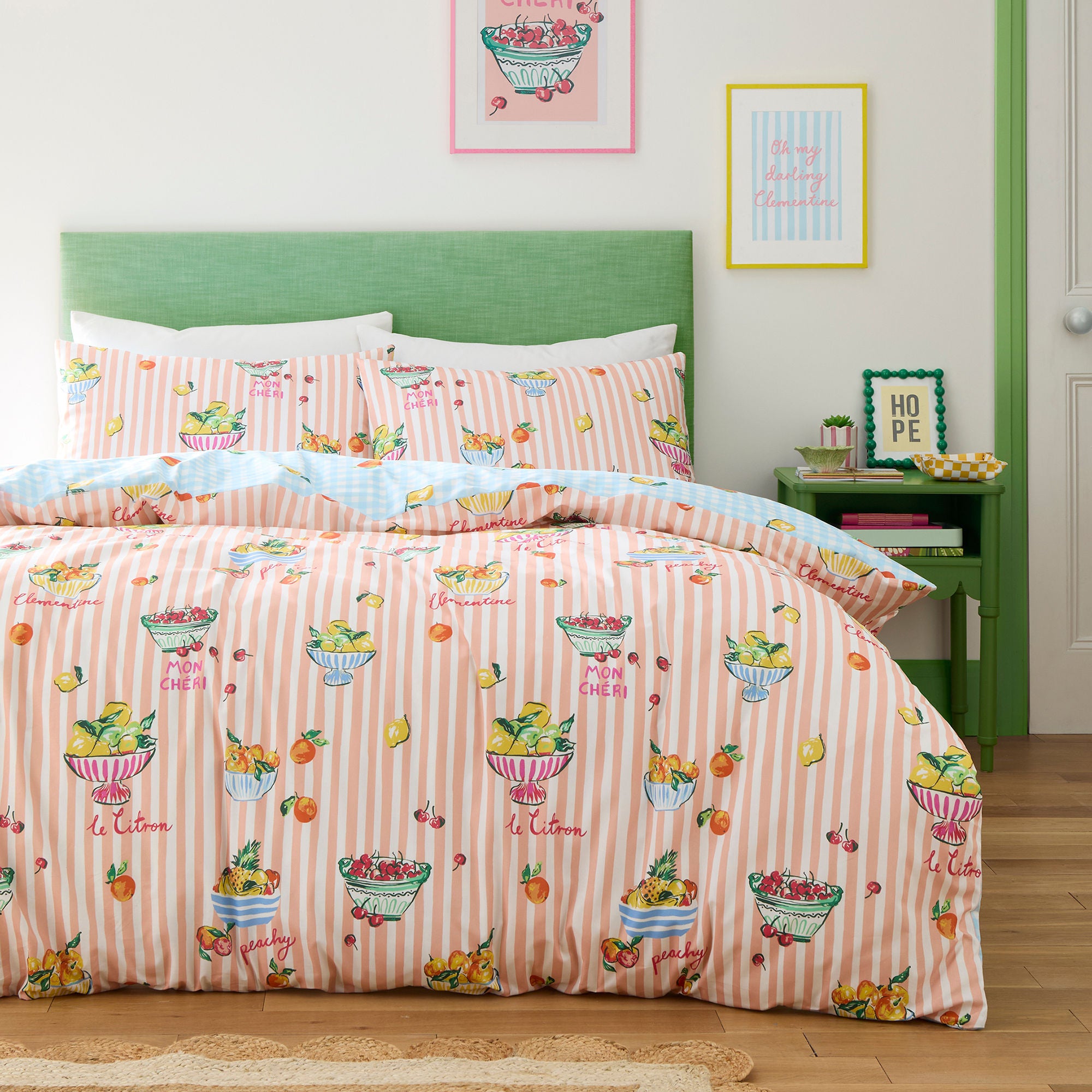 Duvet Cover Set Summer Fruits by Fusion in Multi
