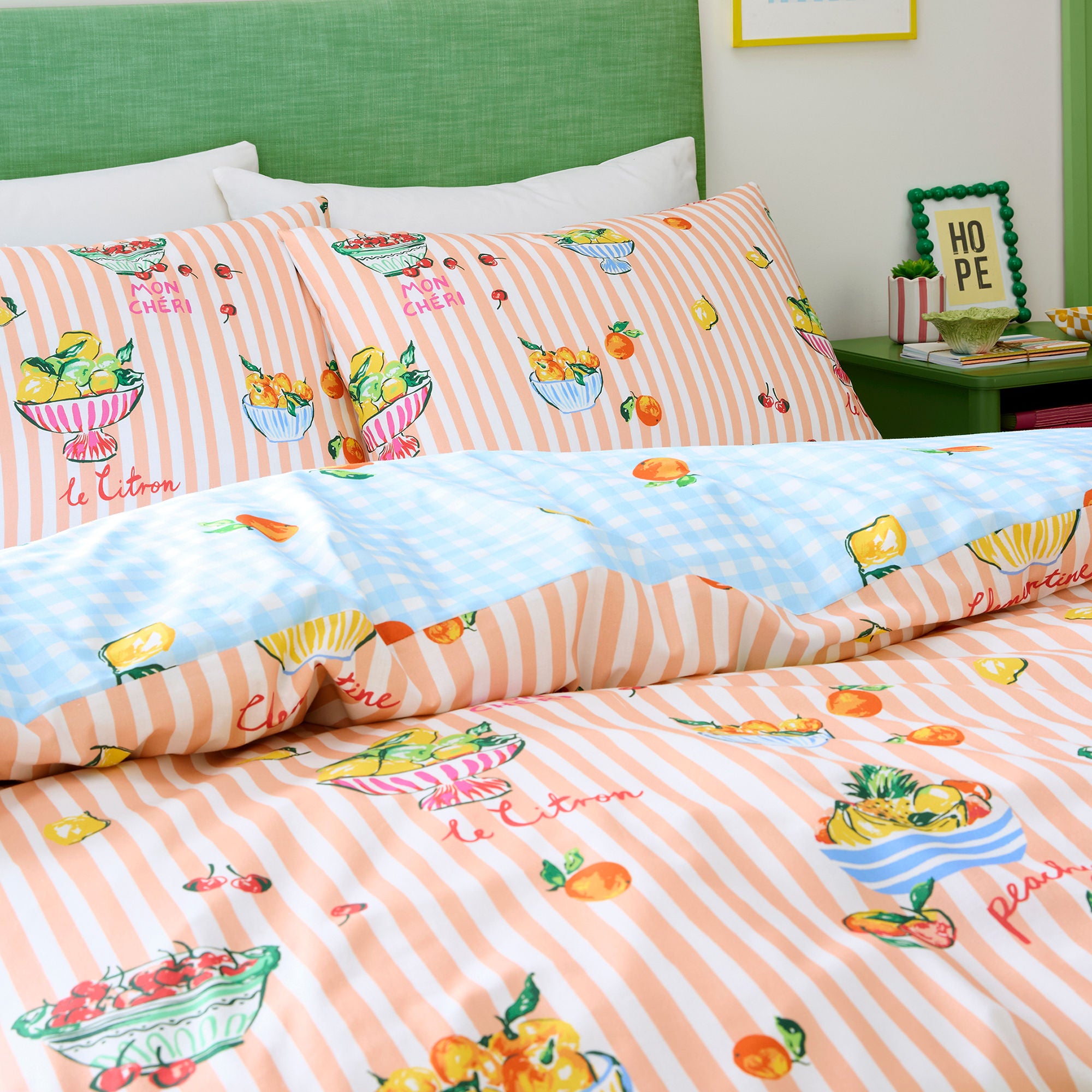 Duvet Cover Set Summer Fruits by Fusion in Multi