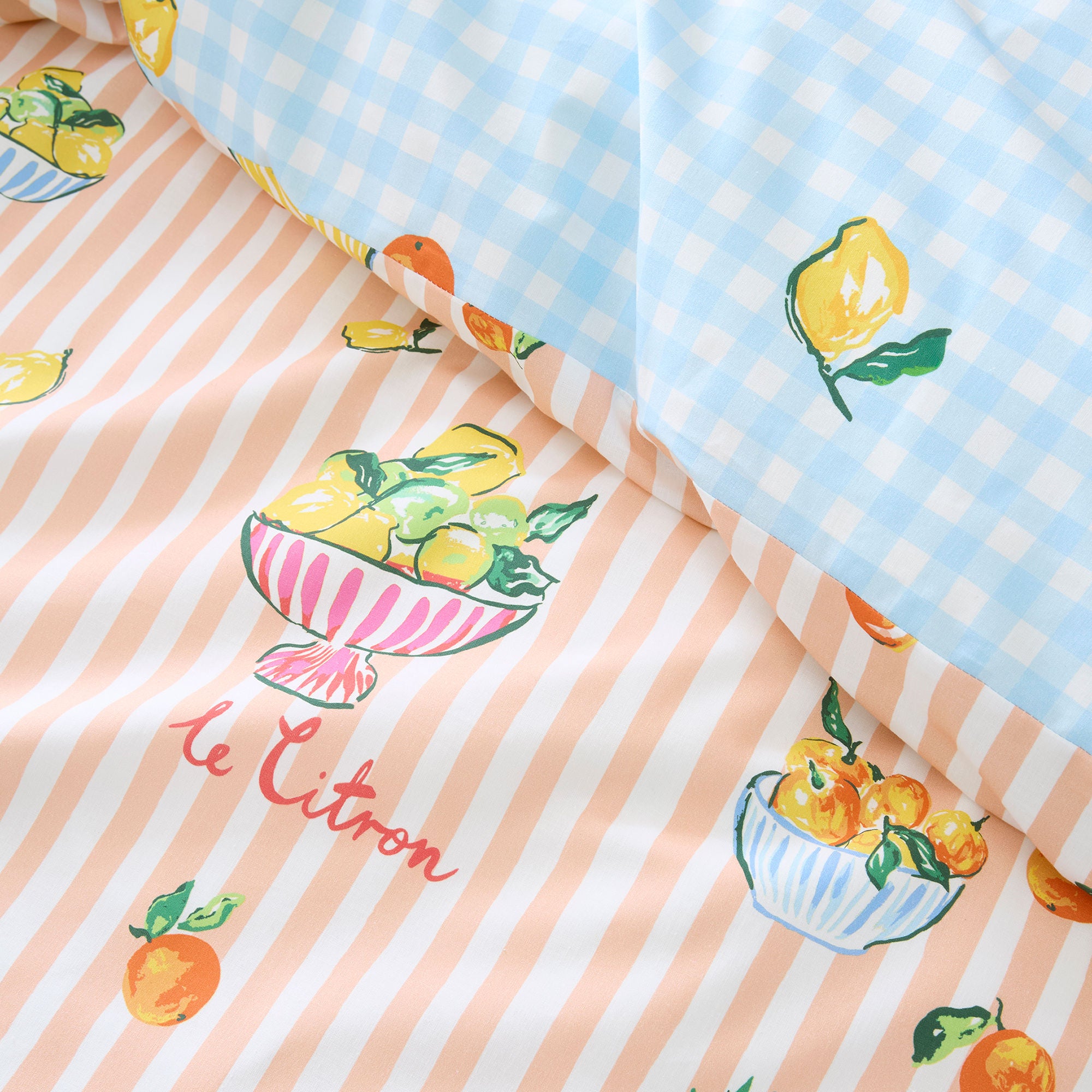 Duvet Cover Set Summer Fruits by Fusion in Multi