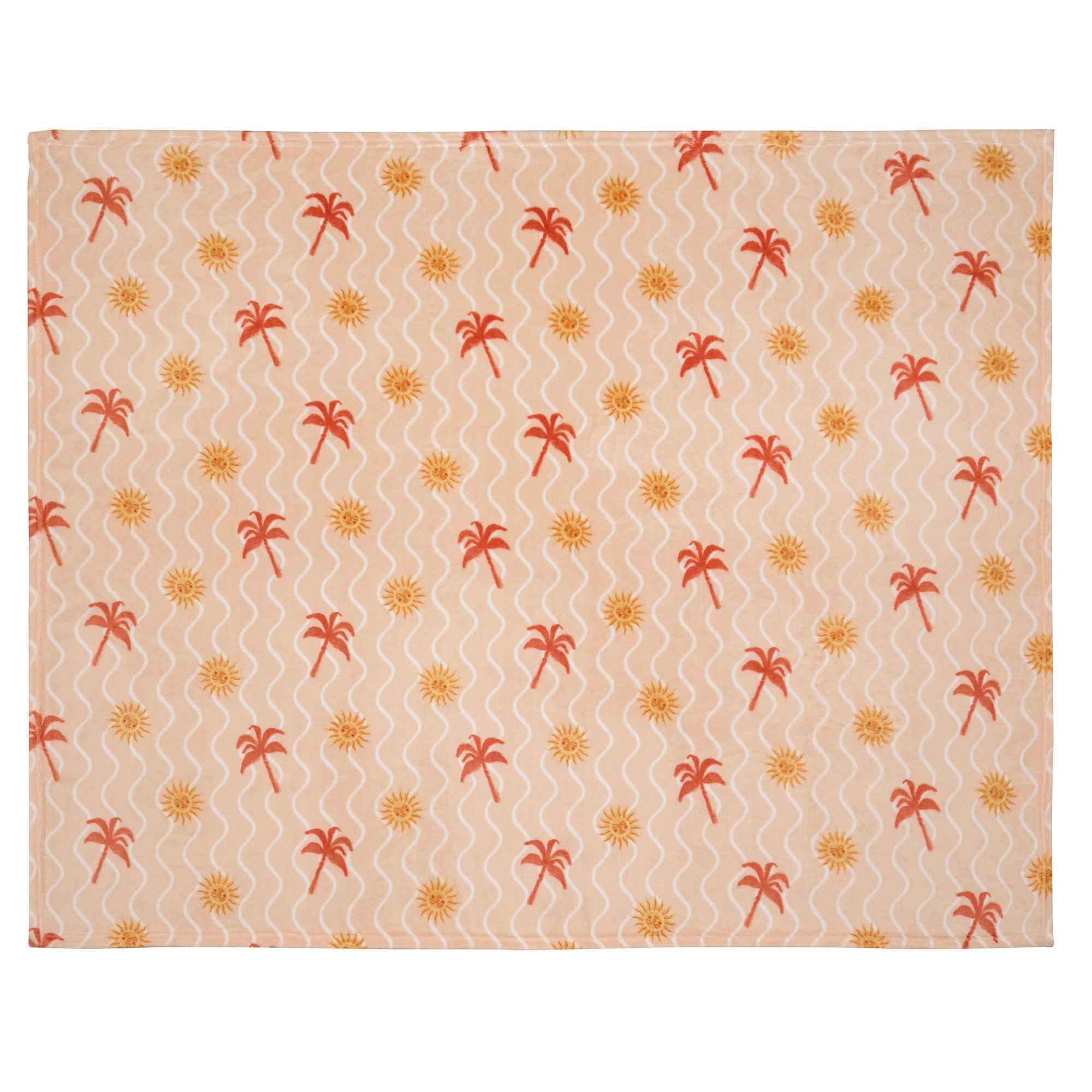 Throw Soleil by Fusion in Coral/Camel