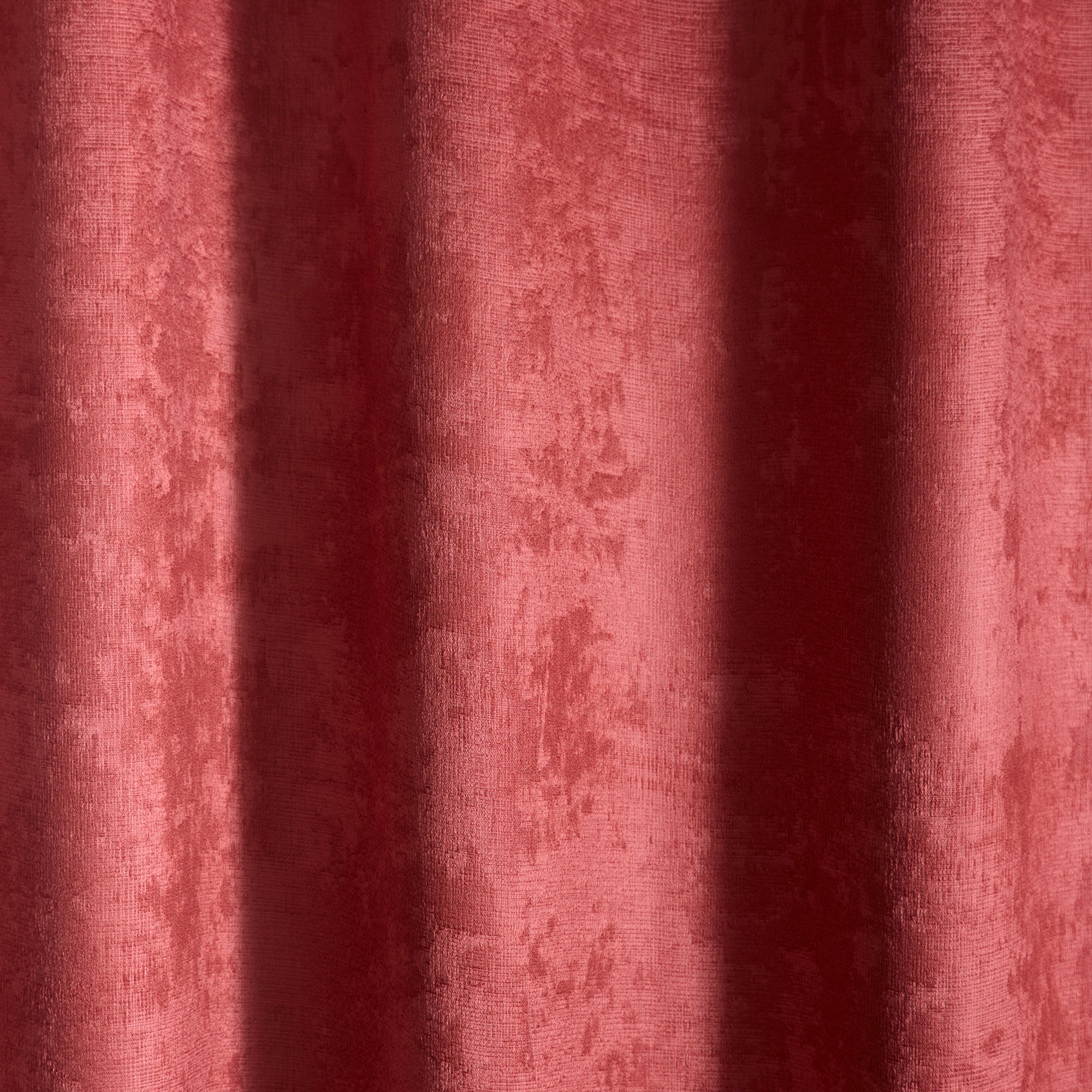 Eyelet Single Panel Door Curtain Strata by Fusion in Terracotta