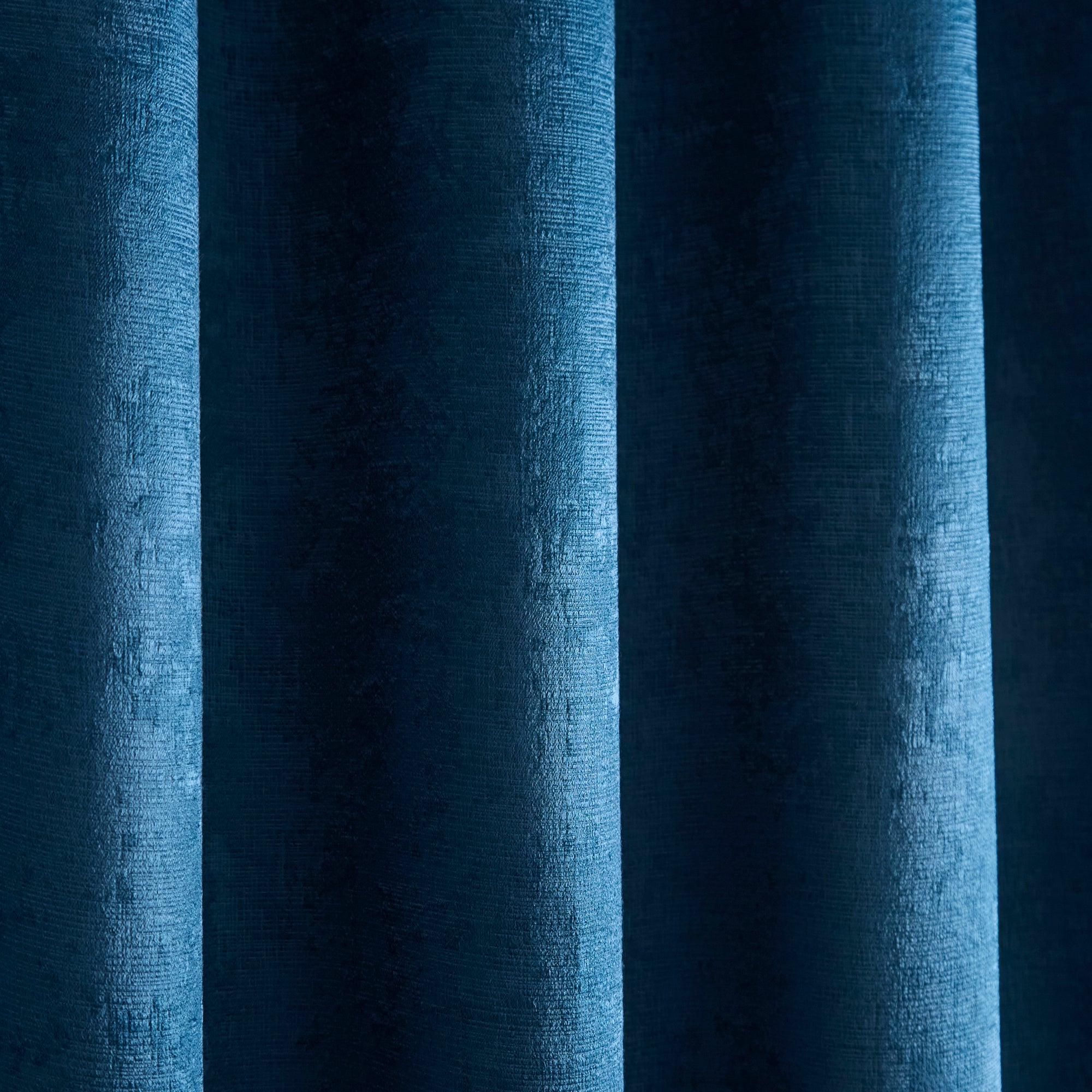 Eyelet Single Panel Door Curtain Strata by Fusion in Teal