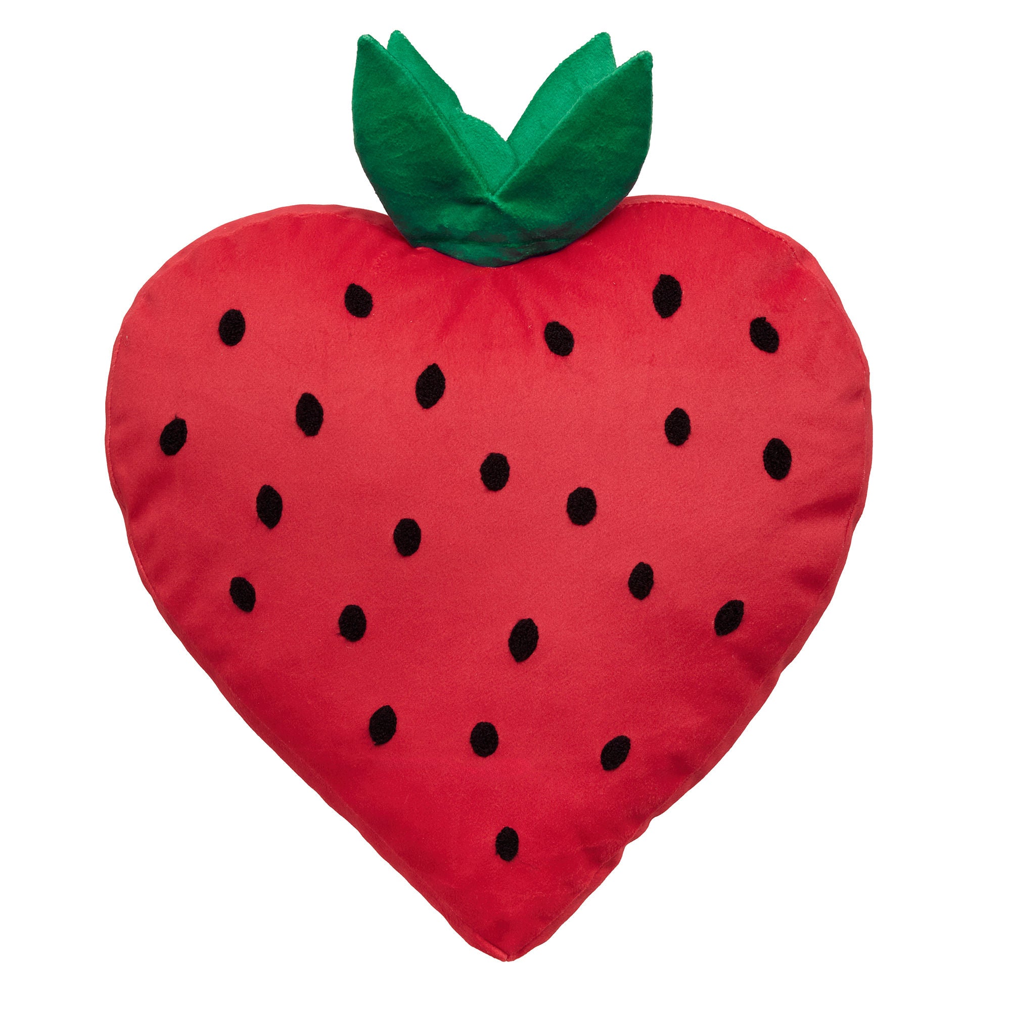 Shaped Cushion Strawberry by Bedlam in Red