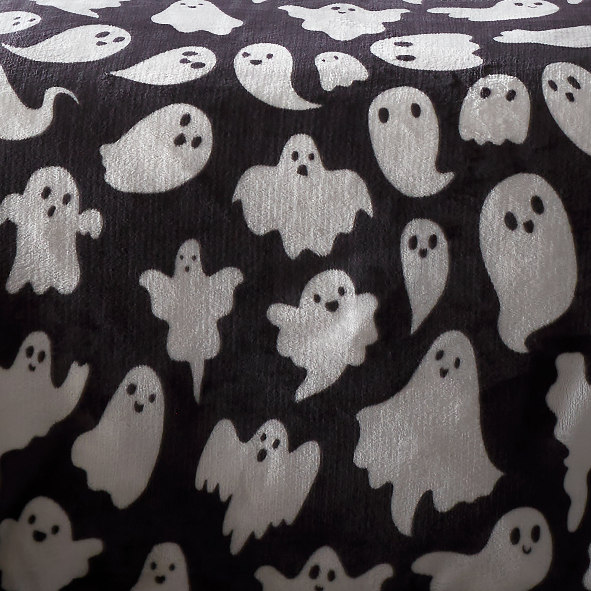 Duvet Cover Set Halloween Spooky Ghosts by Bedlam in Grey