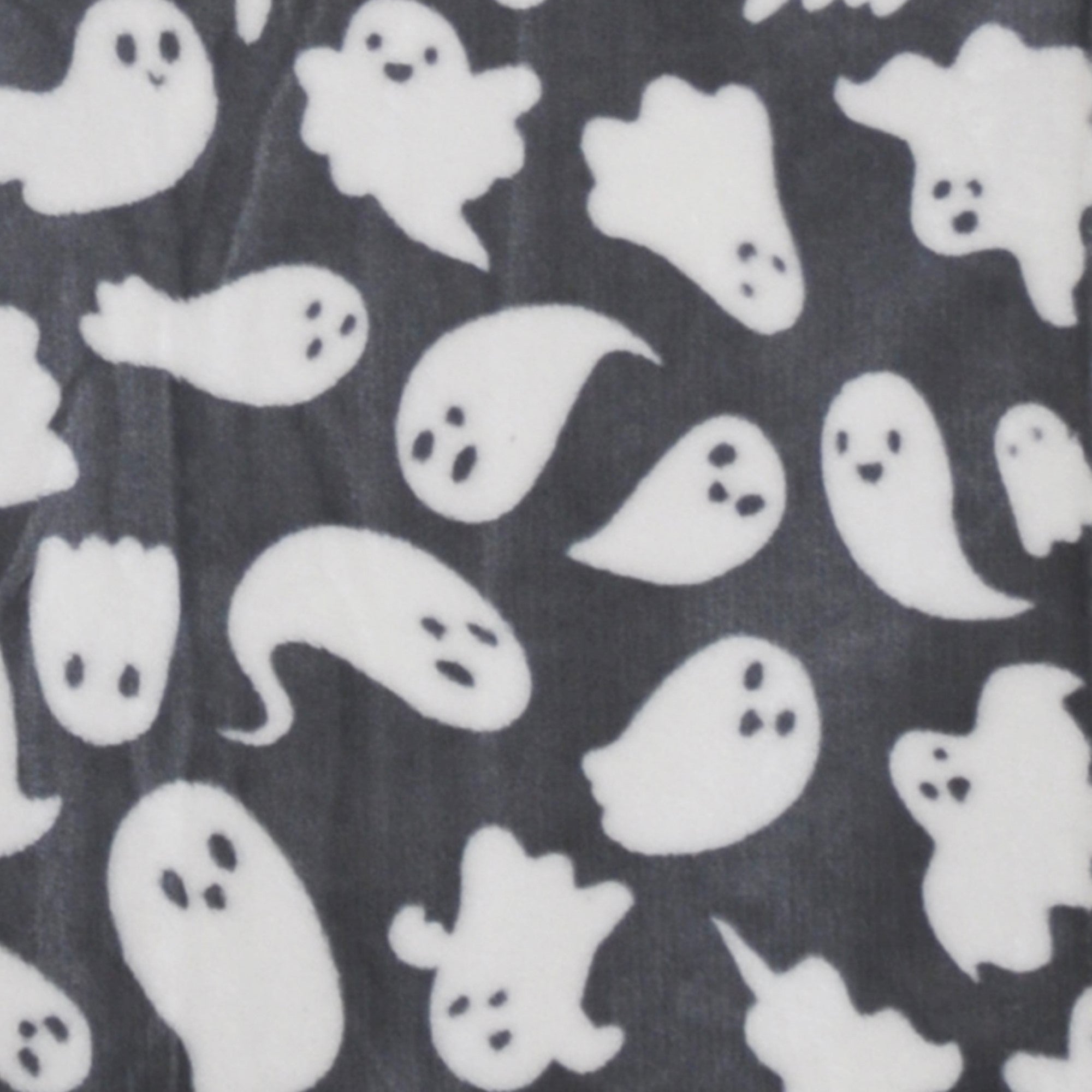 Hooded Throw Poncho Halloween Spooky Ghosts by Bedlam in Grey
