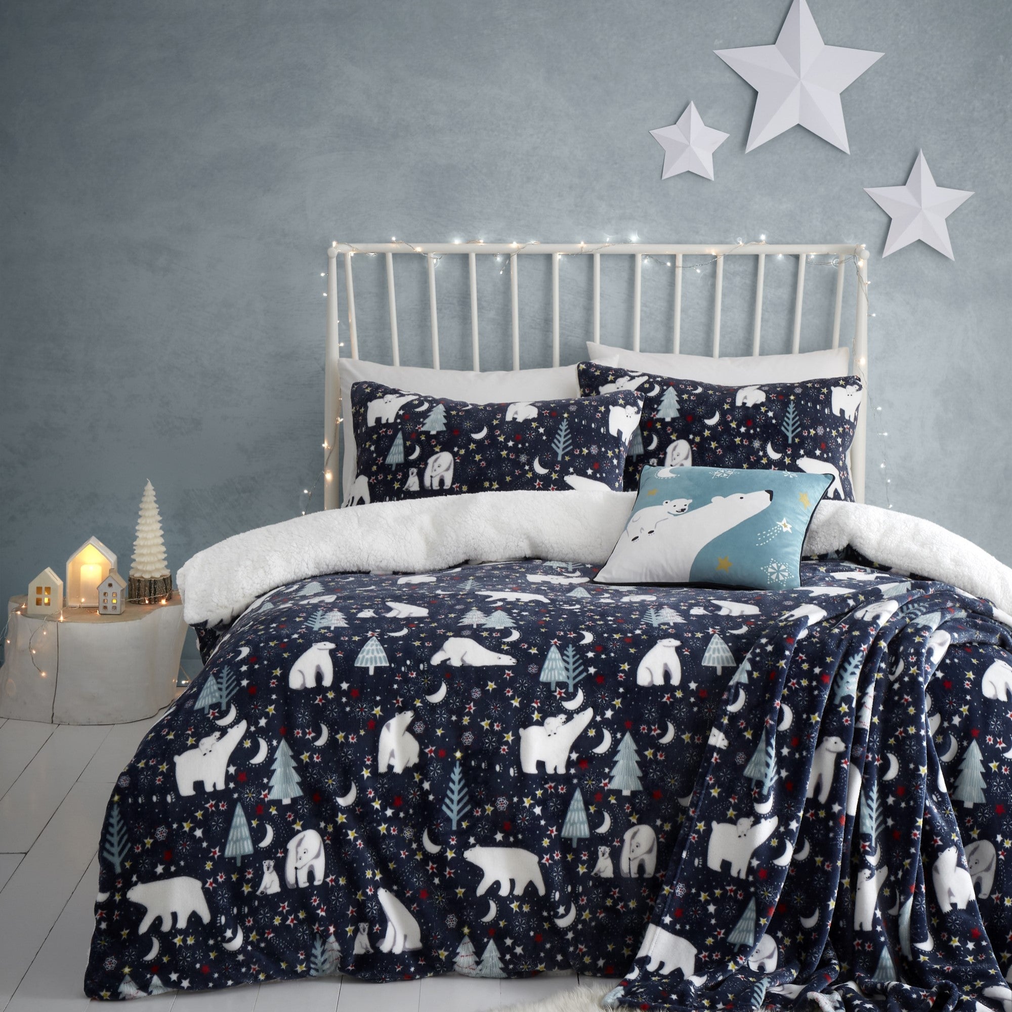 Duvet Cover Set Starry Night by Fusion in Blue