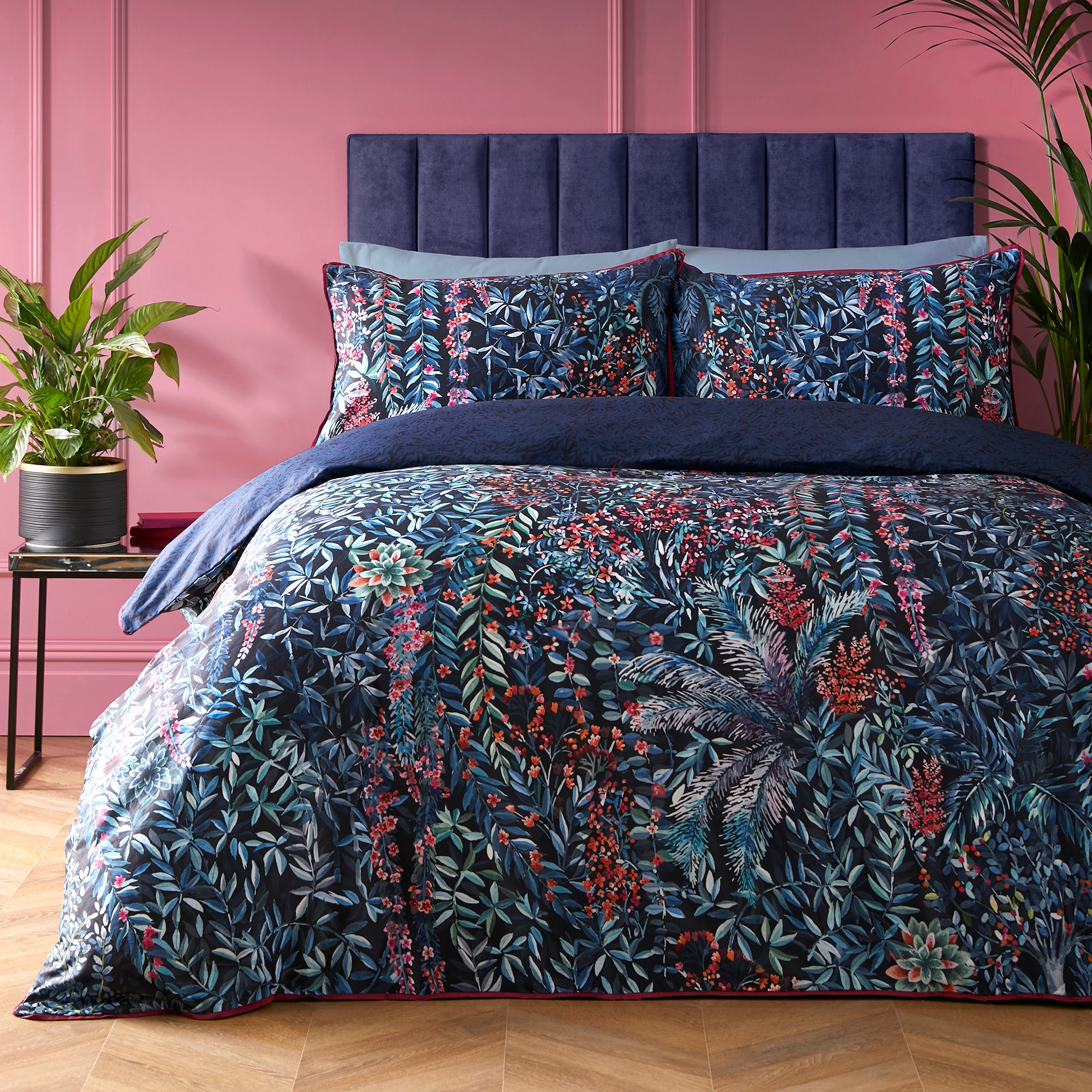 Duvet Cover Set Tessa by Soiree in Navy