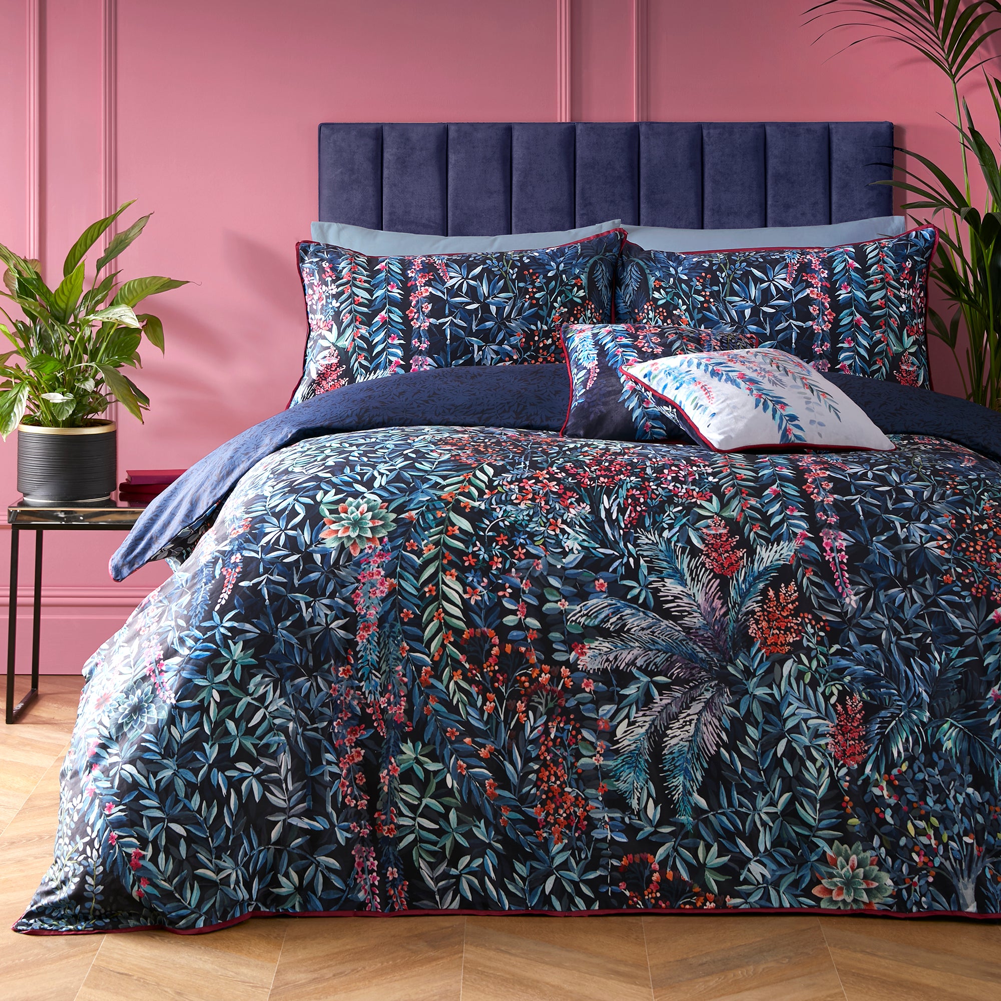 Duvet Cover Set Tessa by Soiree in Navy