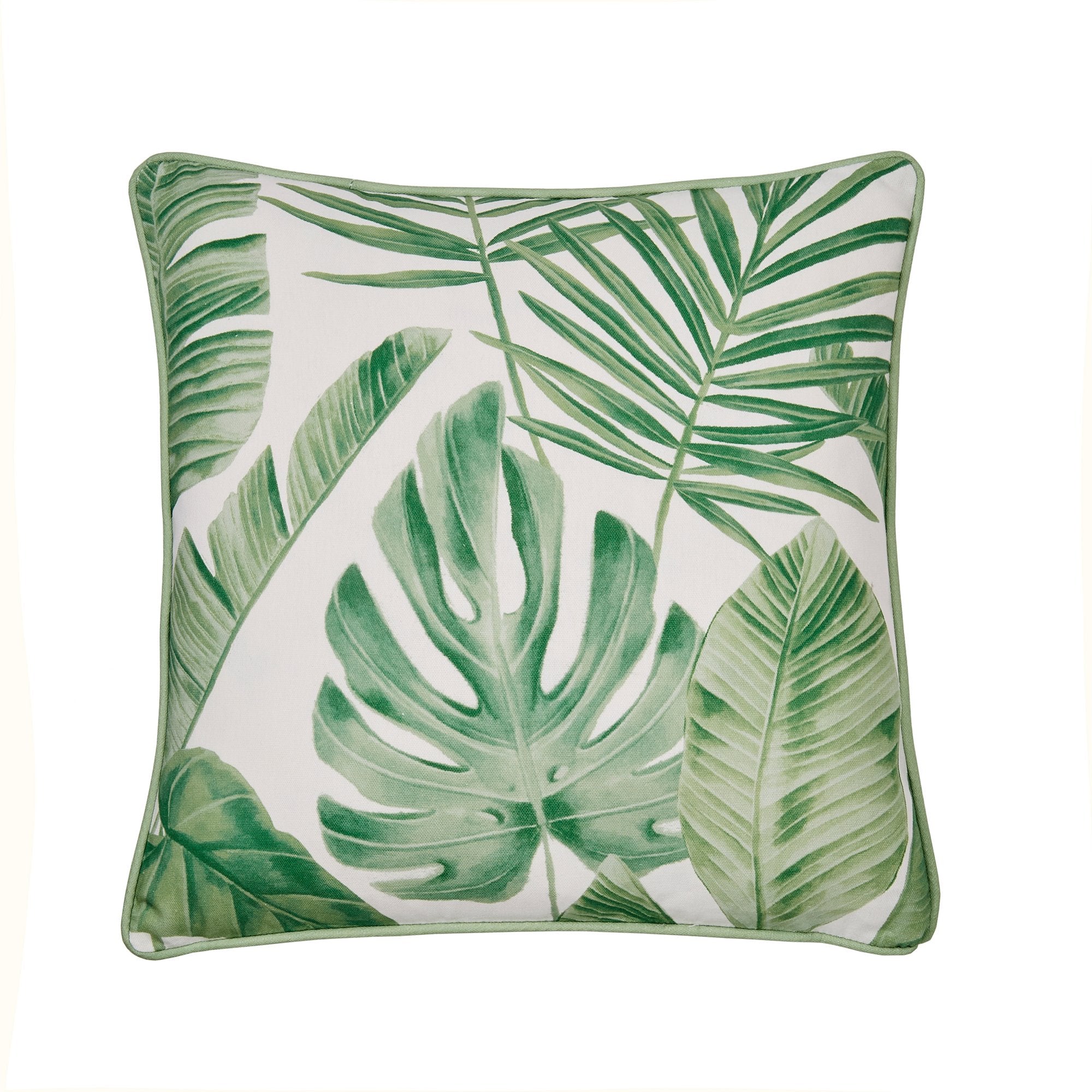 Cushion Tahiti Outdoor by Dreams & Drapes Design in Green