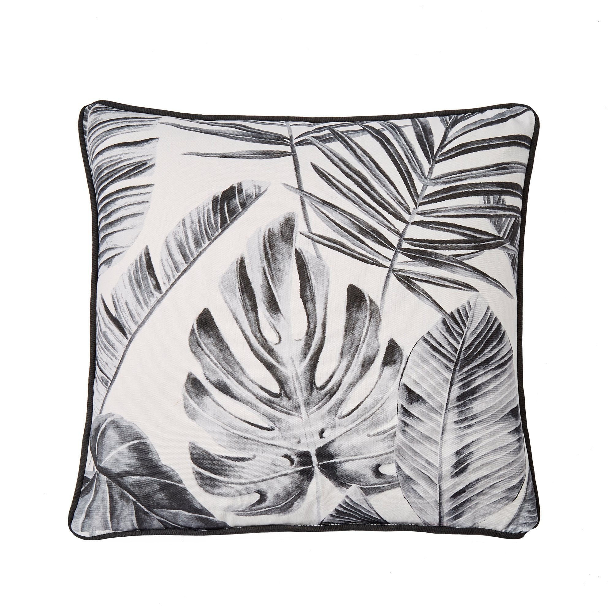 Cushion Tahiti Outdoor by Dreams & Drapes Design in Silver